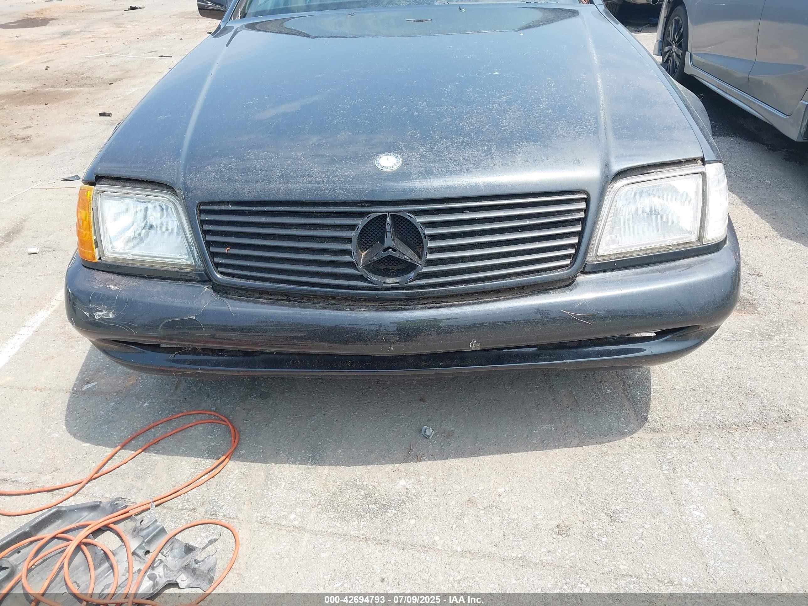 1993 Mercedes 450 Sl C Black vin: WDB1290601F062829