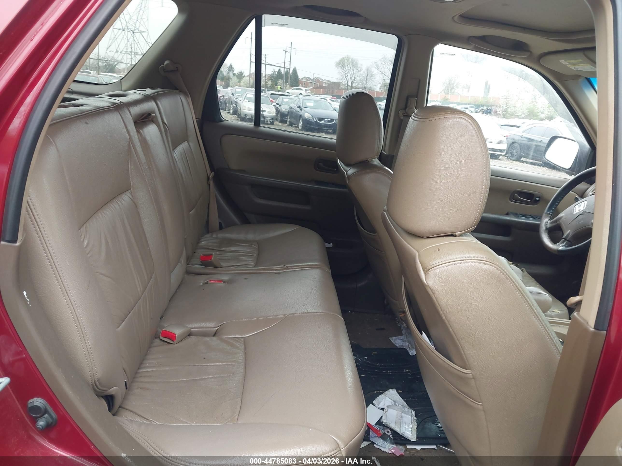 2002 Honda Cr-v Ex Red vin: JHLRD78892C070969