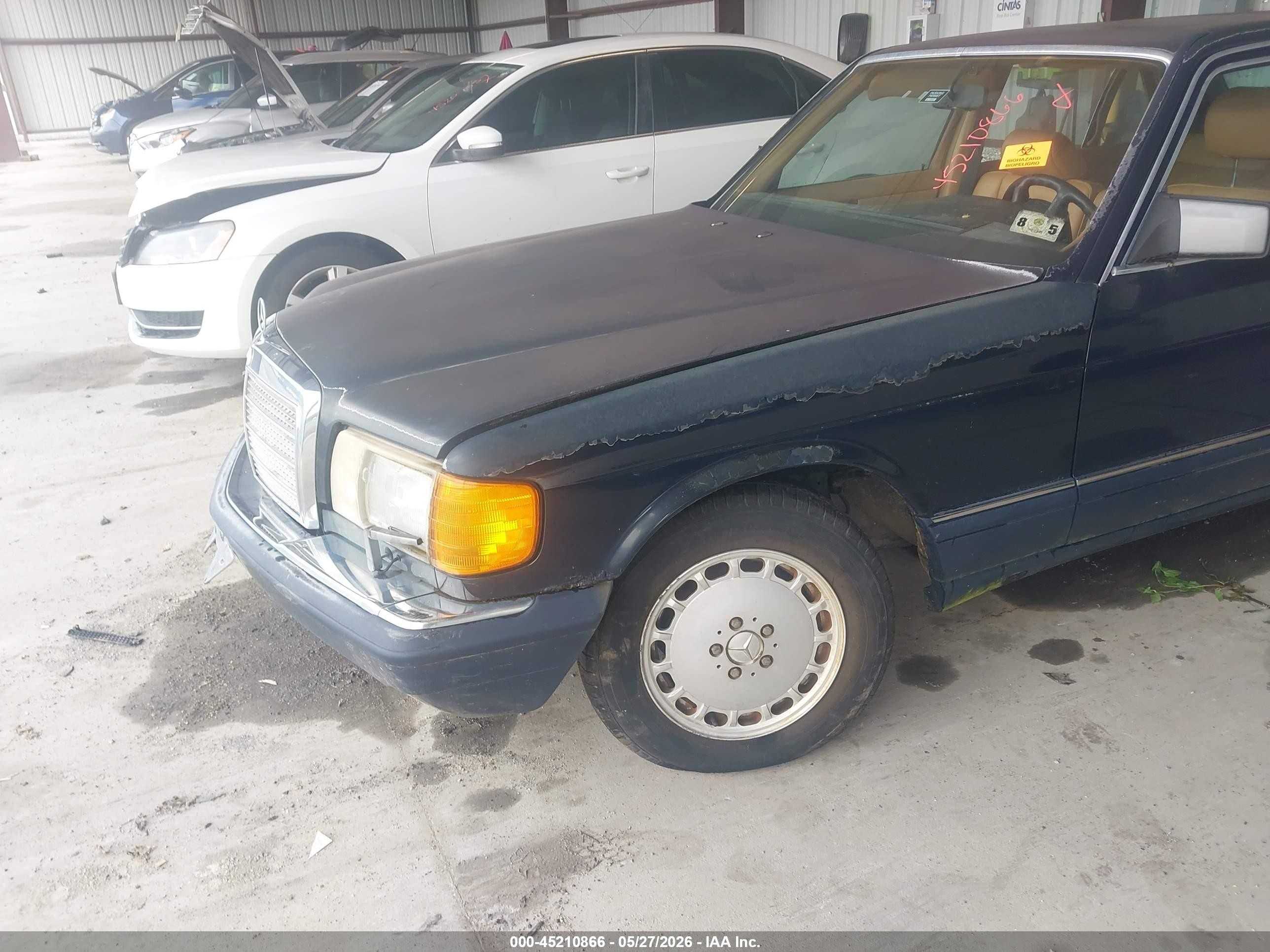 1991 Mercedes-benz 560 Sel Blue vin: WDBCA39E7MA565502