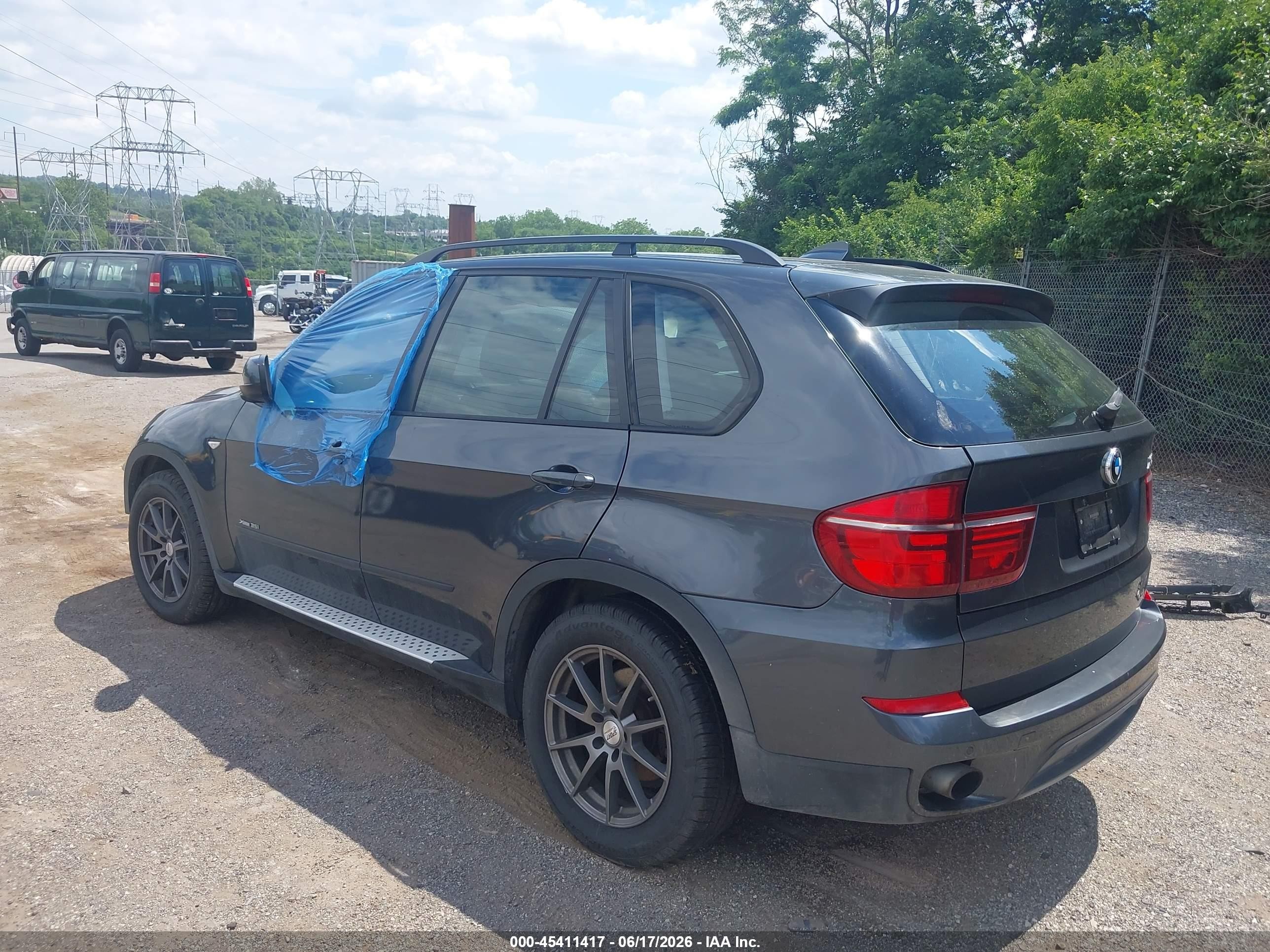 2012 Bmw X5 35i Gray vin: 5UXZV4C58CL990047