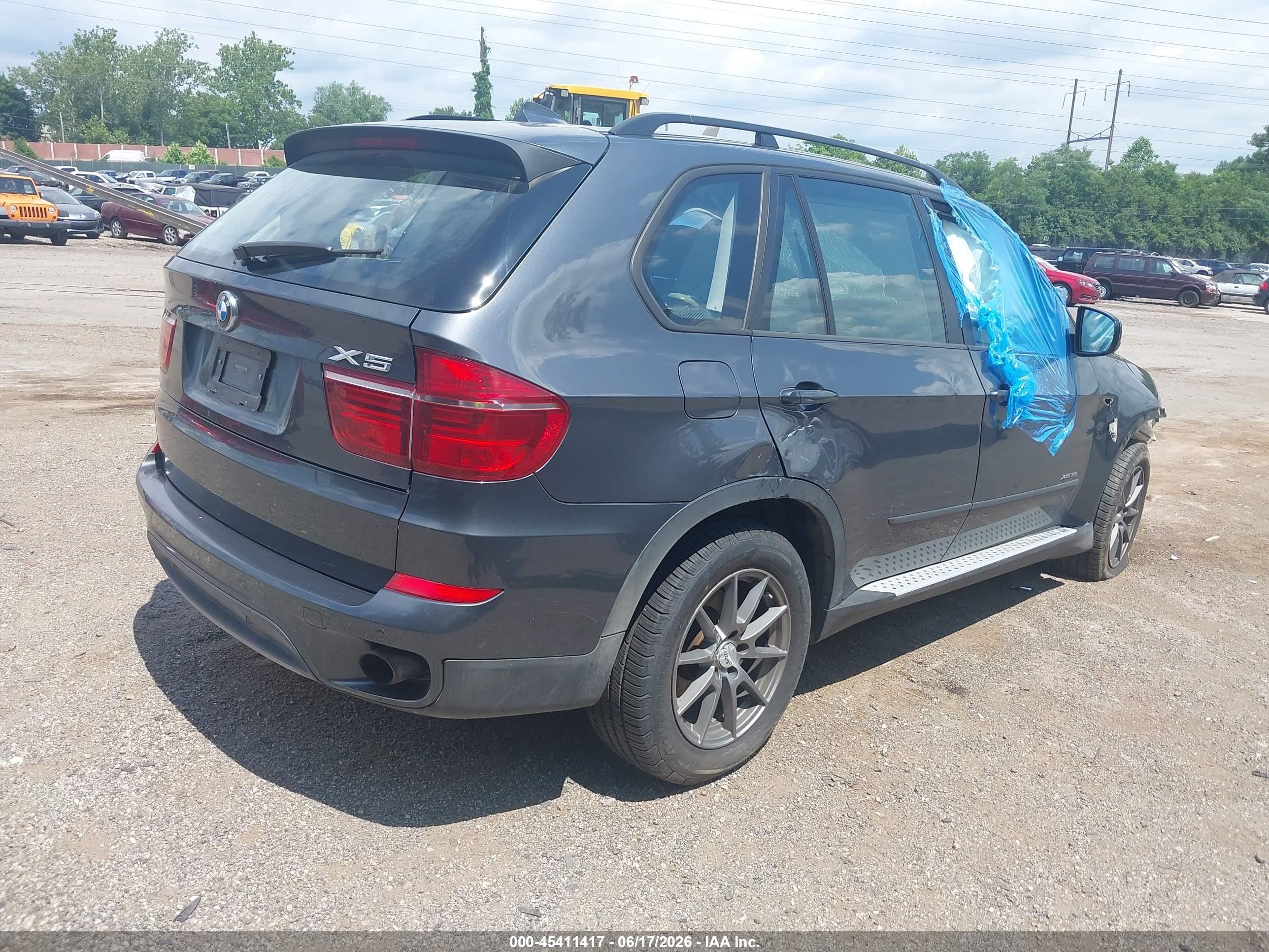 2012 Bmw X5 35i Gray vin: 5UXZV4C58CL990047