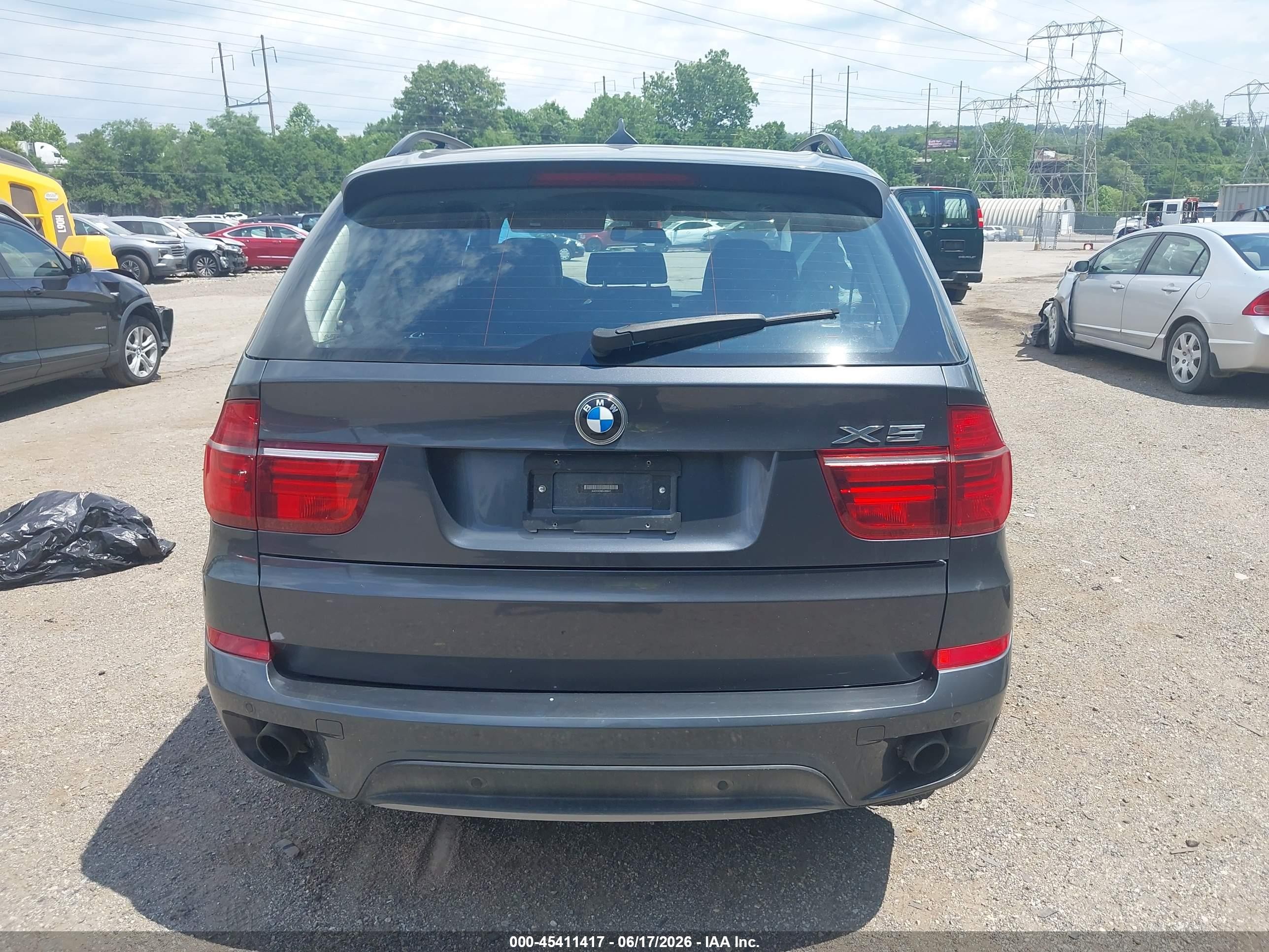 2012 Bmw X5 35i Gray vin: 5UXZV4C58CL990047