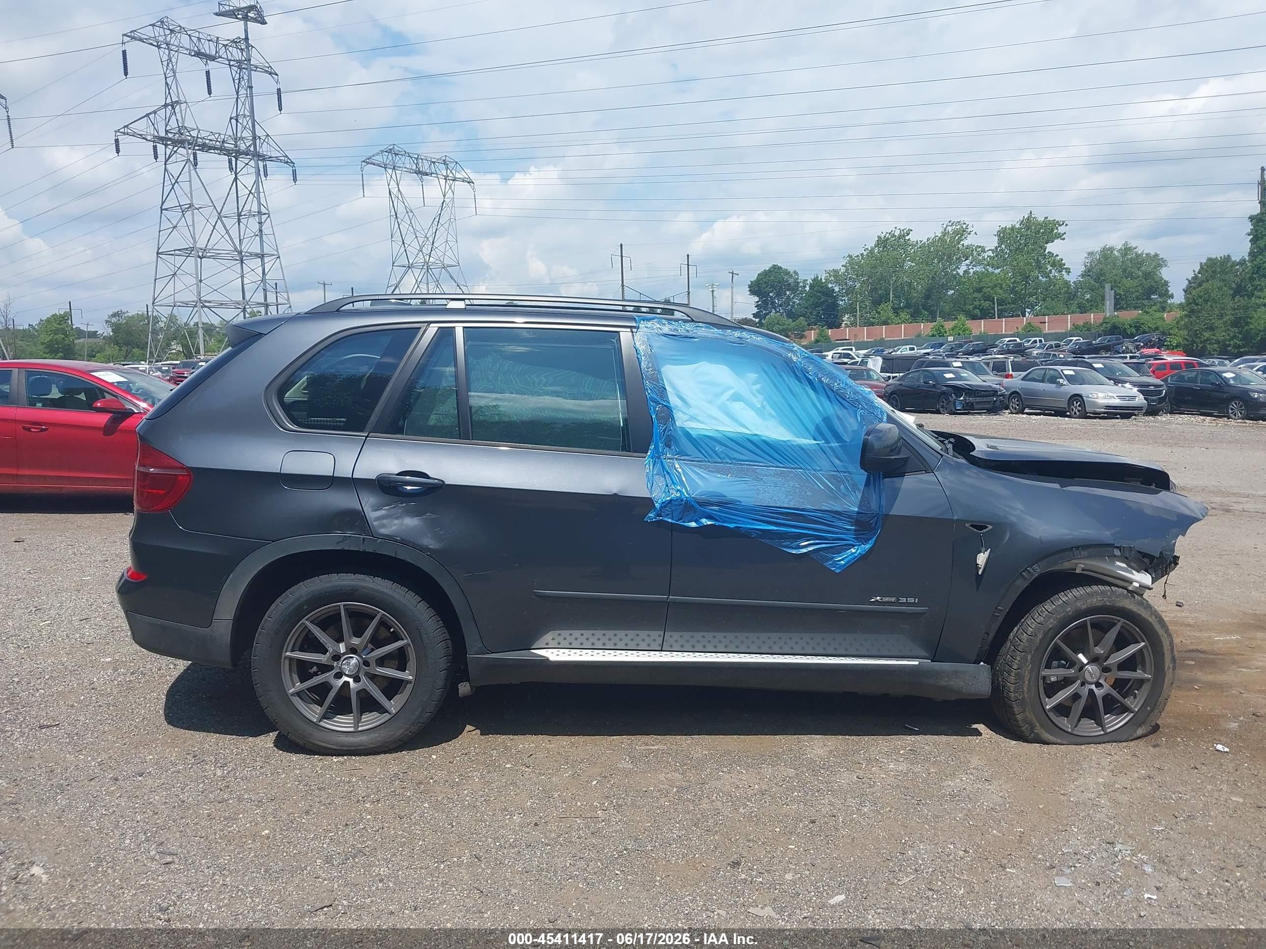 2012 Bmw X5 35i Gray vin: 5UXZV4C58CL990047