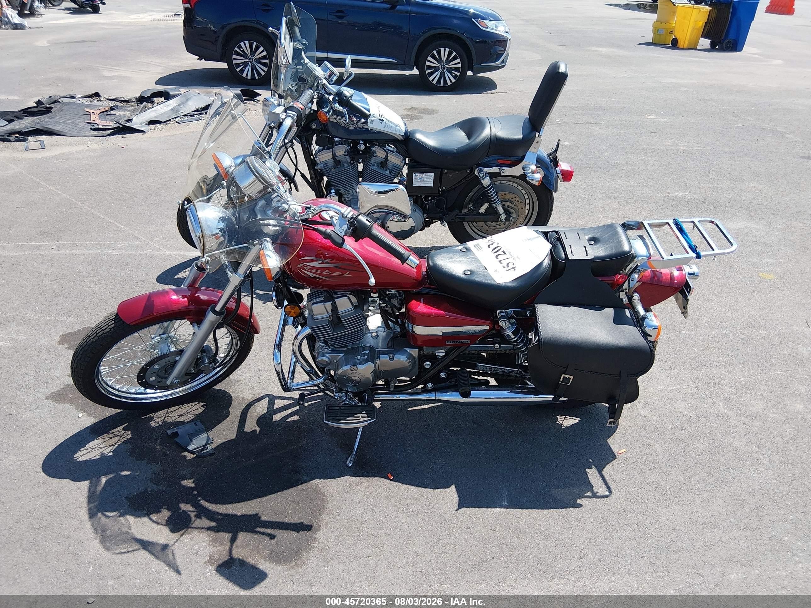 2012 Honda Cmx250 C Red vin: JH2MC1307CK602579