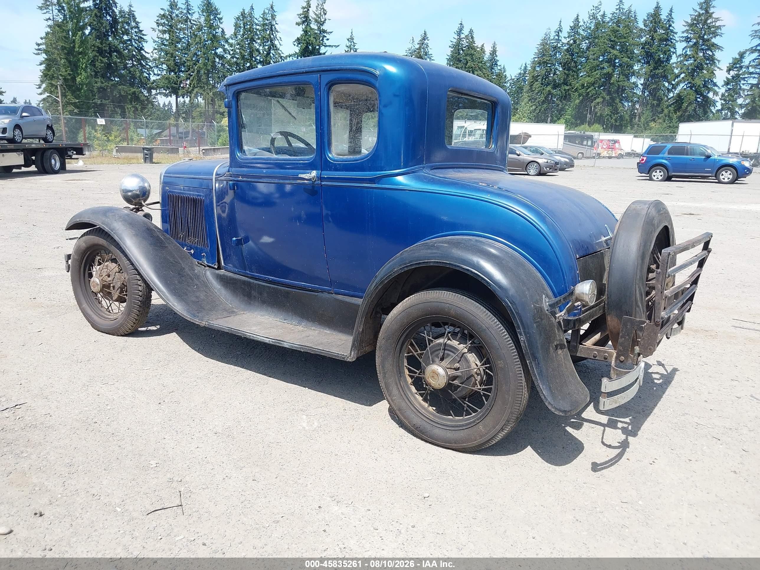 1970 Ford Model A Blue vin: 000000000A4734270