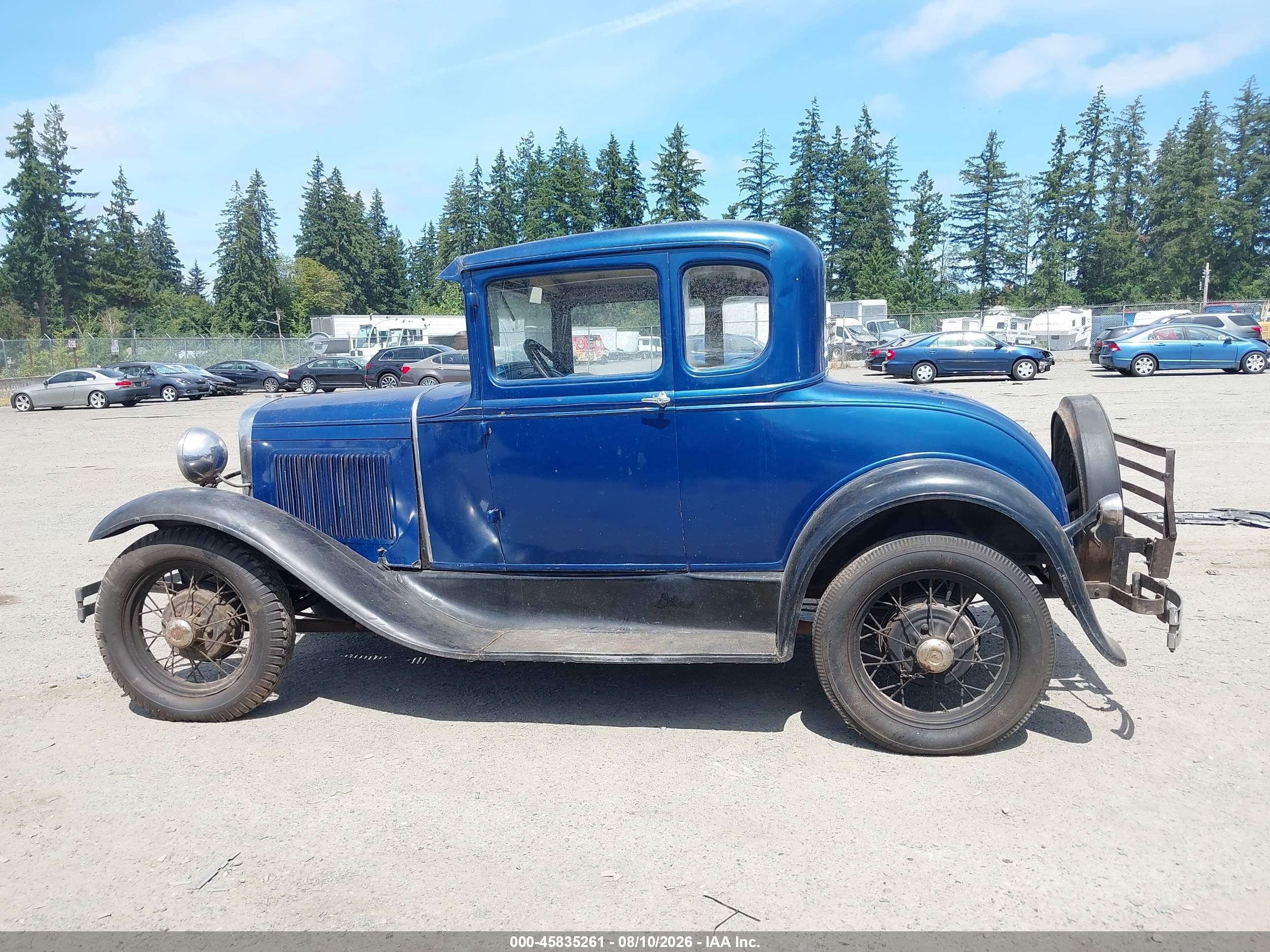 1970 Ford Model A Blue vin: 000000000A4734270
