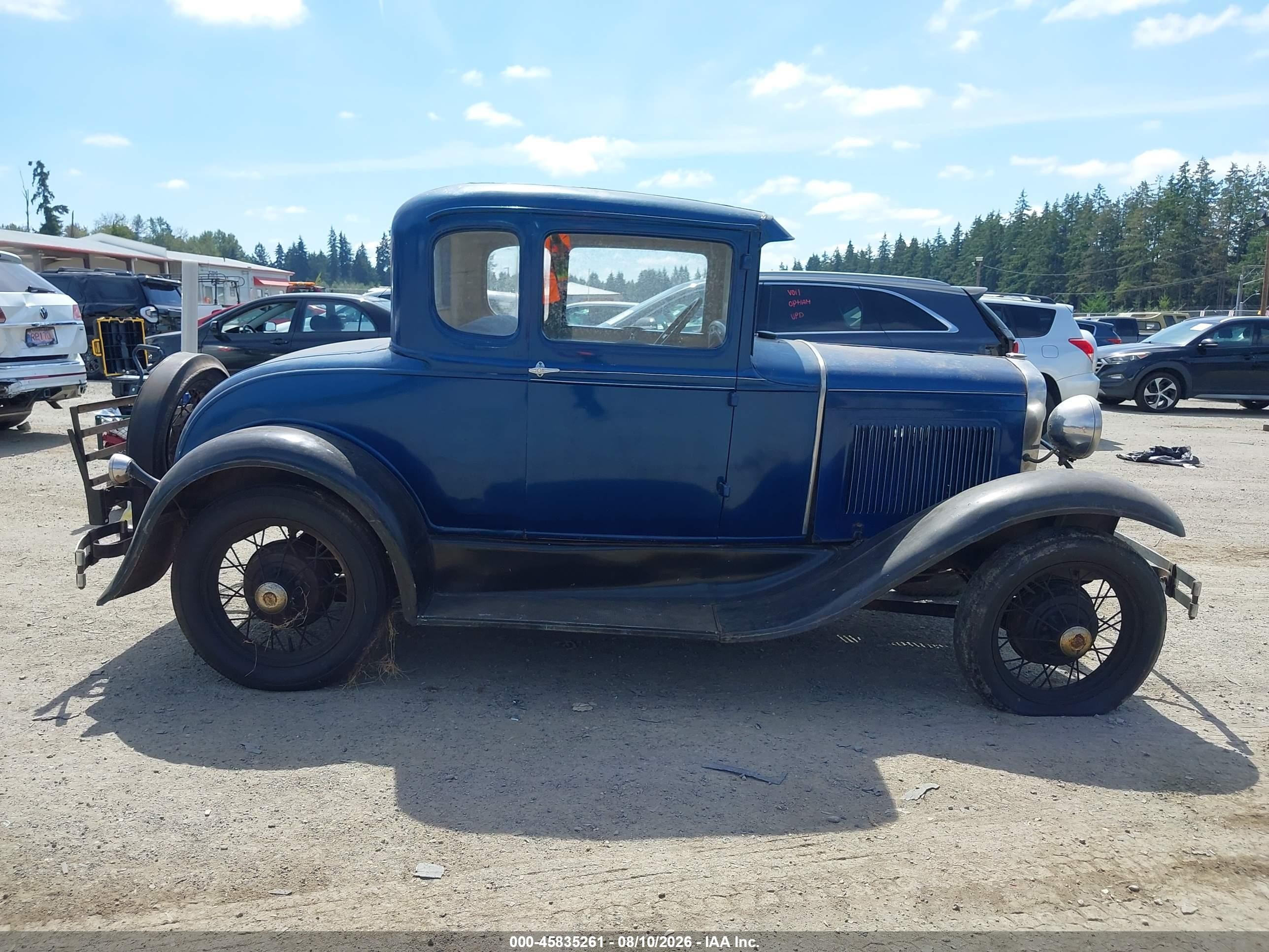 1970 Ford Model A Blue vin: 000000000A4734270