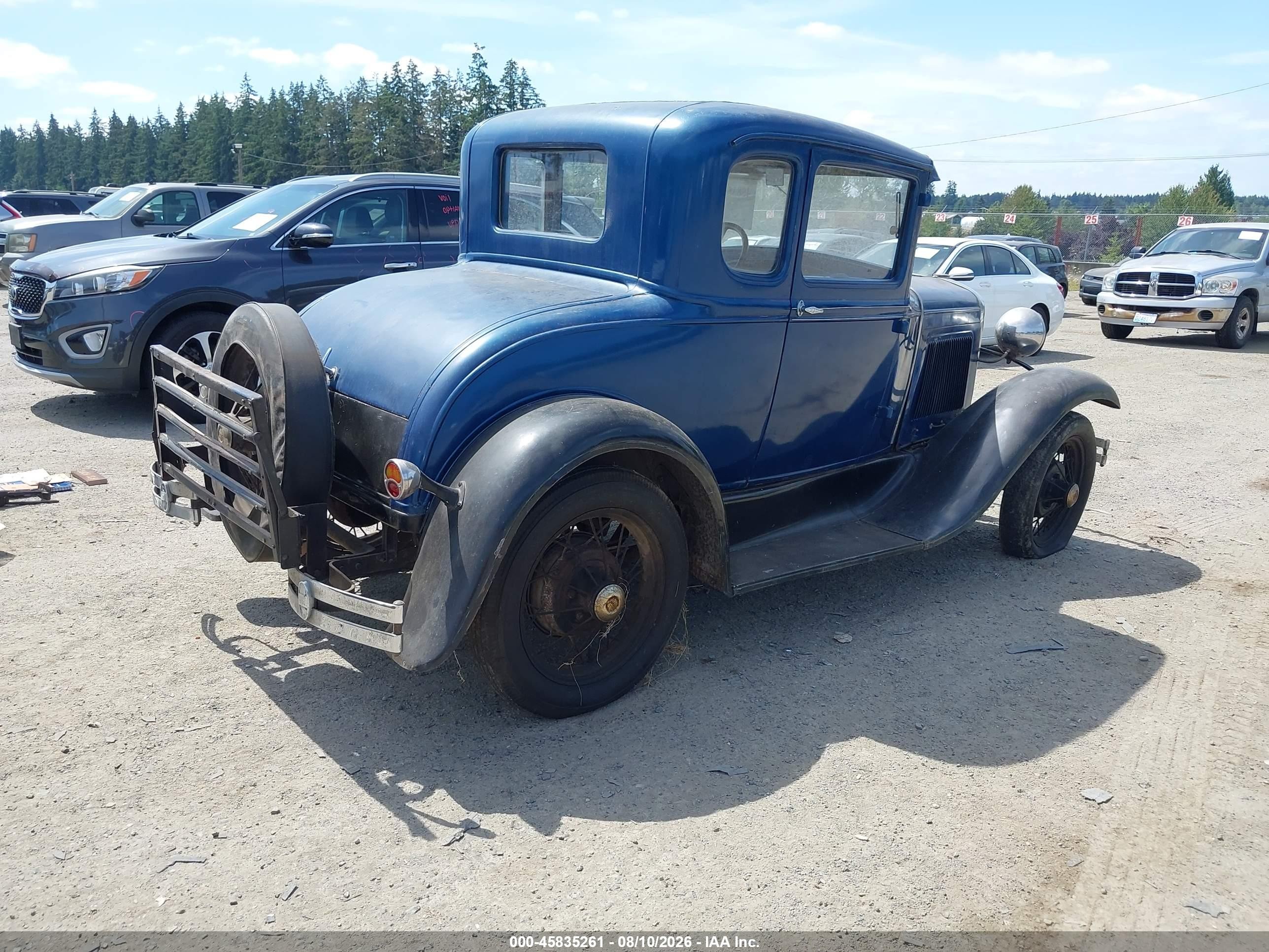 1970 Ford Model A Blue vin: 000000000A4734270