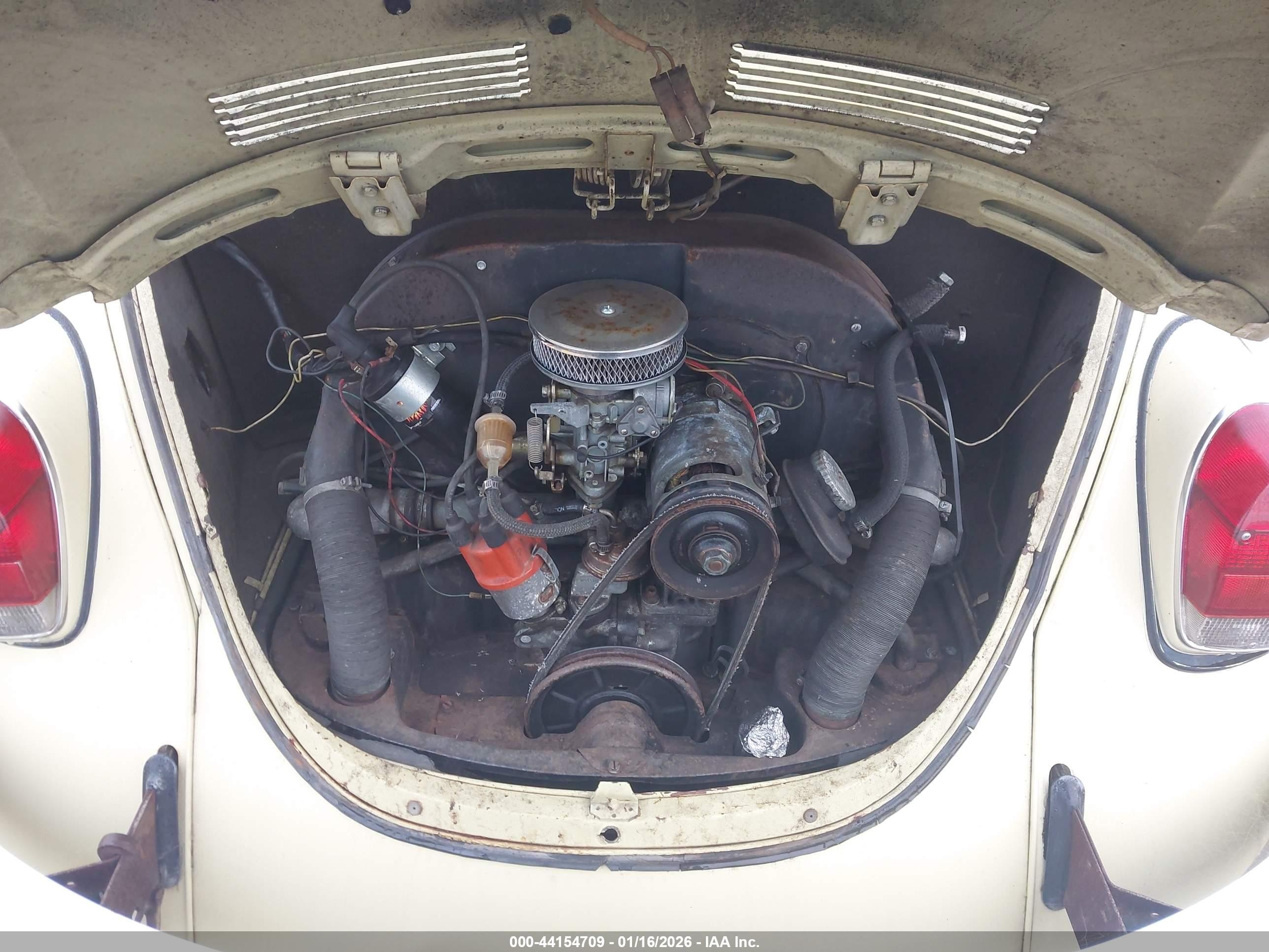 1971 Volkswagen Beetle   Yellow vin: 00000001112021096