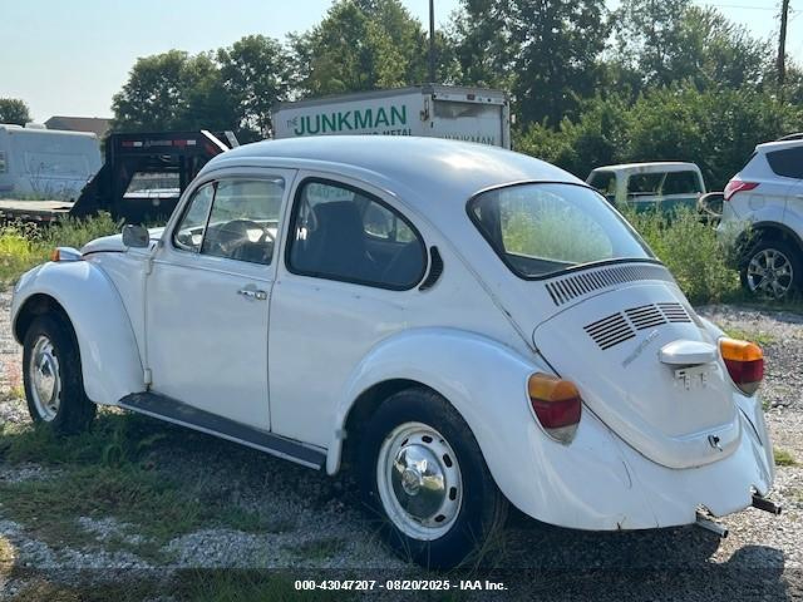 1974 Volkswagen Beetle   White vin: 00000001342087309