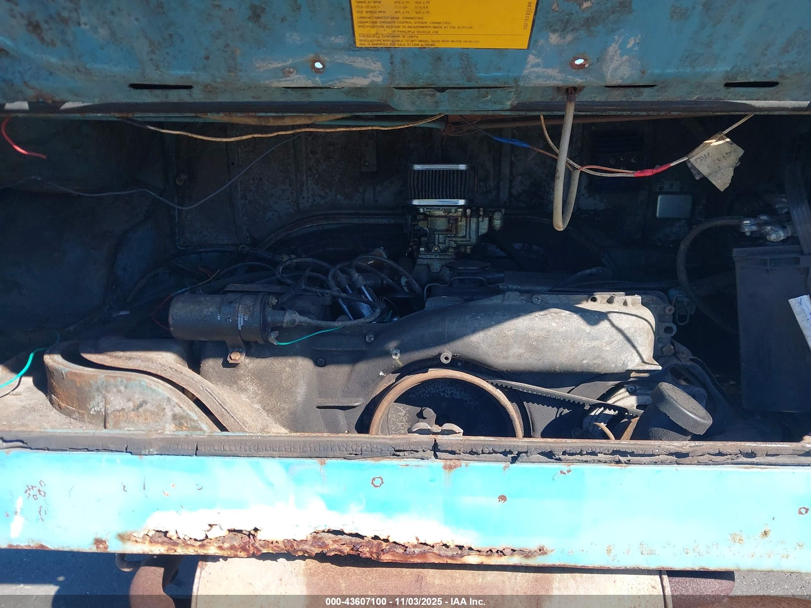 1977 Volkswagen Transporter   Blue vin: 00000002372084507