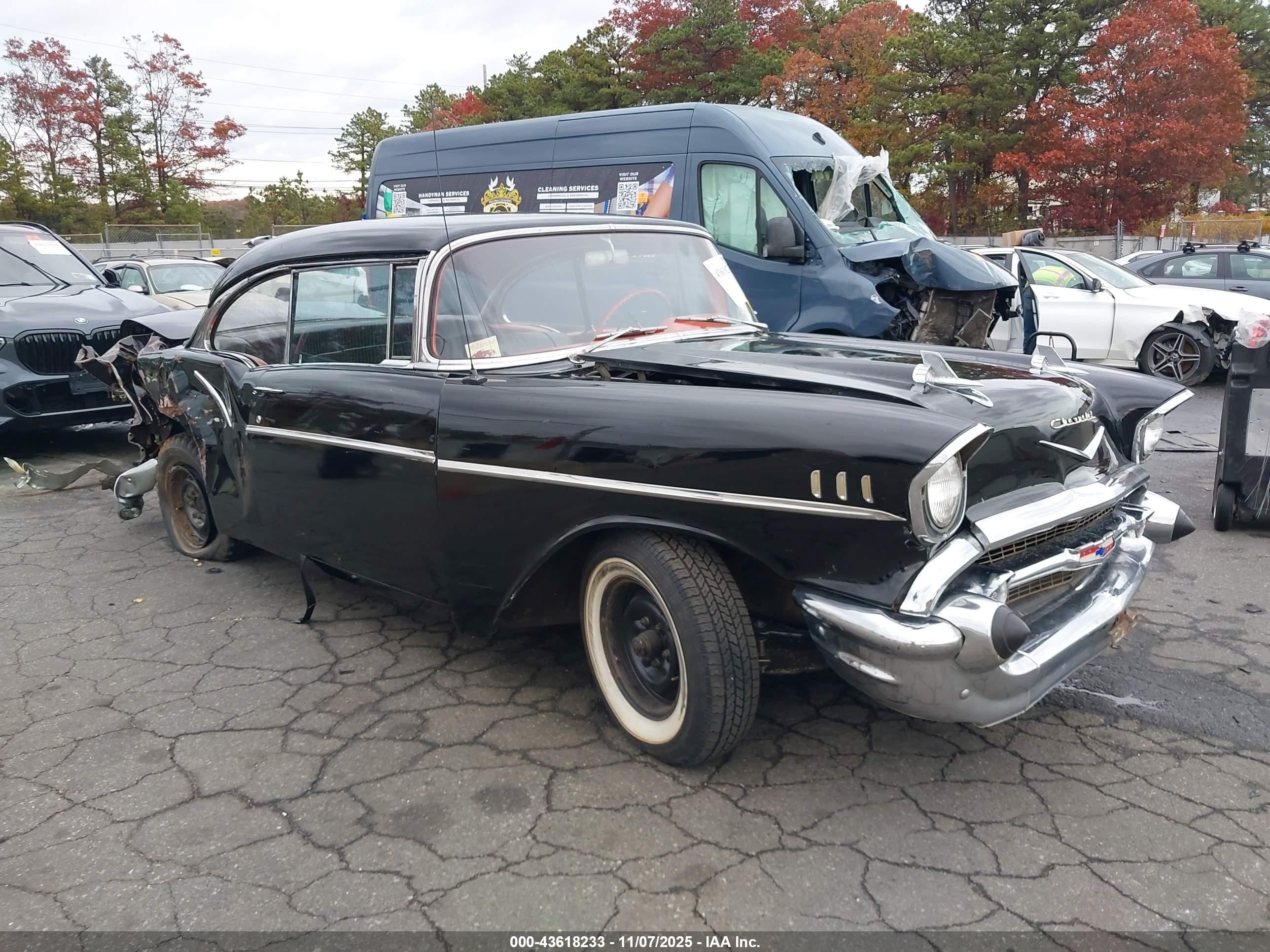 1957 Chevrolet Belair   Black vin: 0000000C57T268770