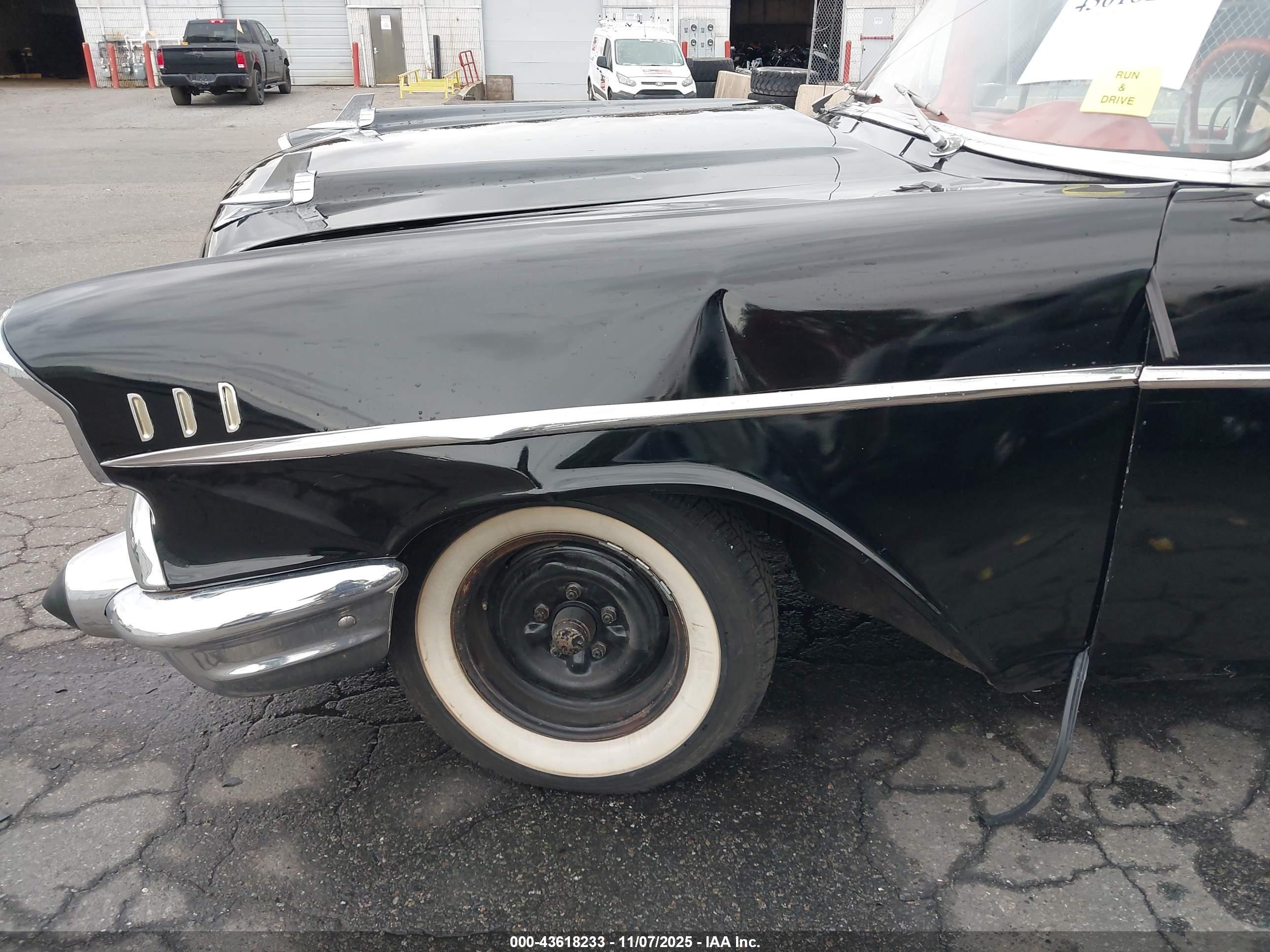 1957 Chevrolet Belair   Black vin: 0000000C57T268770