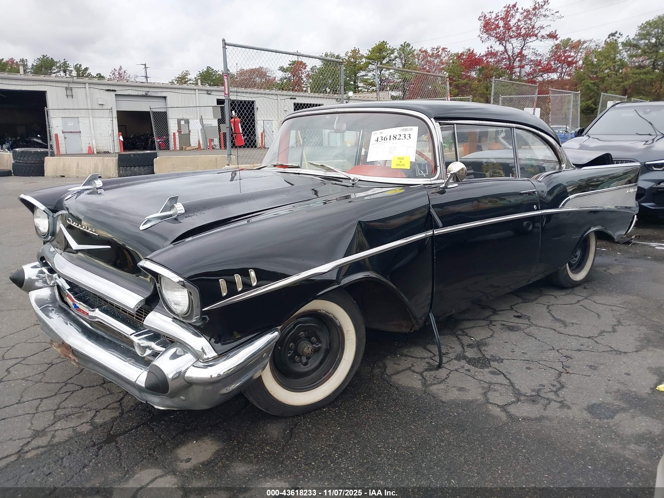1957 Chevrolet Belair   Black vin: 0000000C57T268770