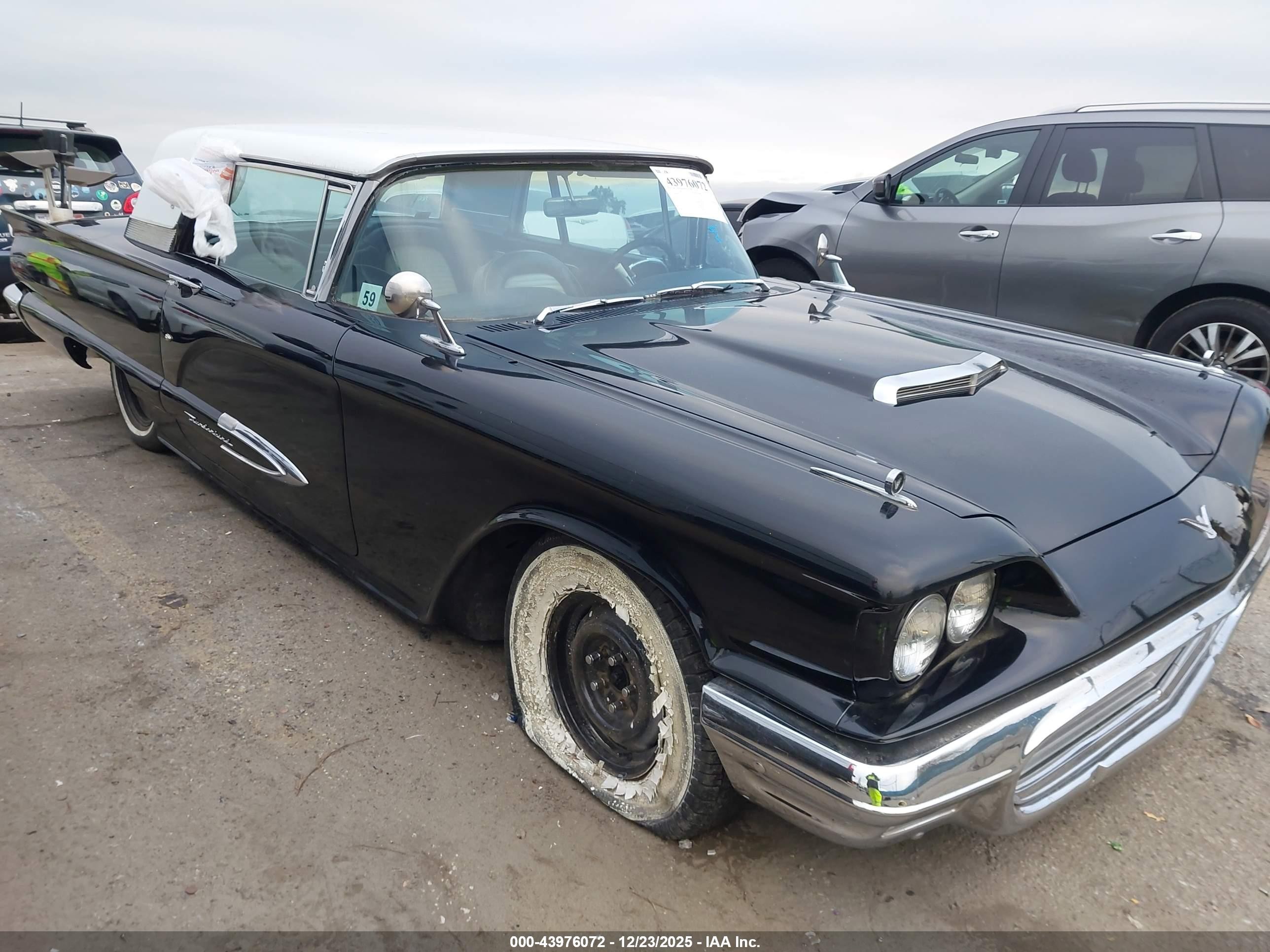 1959 Ford Thunderbird   Black vin: 0000000H9YH129560