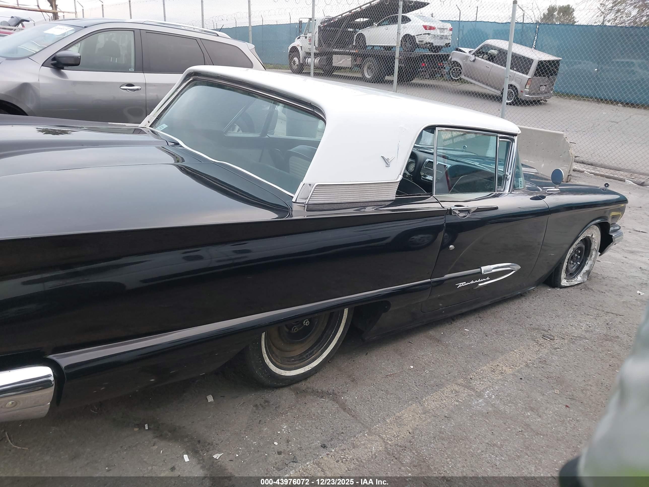 1959 Ford Thunderbird   Black vin: 0000000H9YH129560