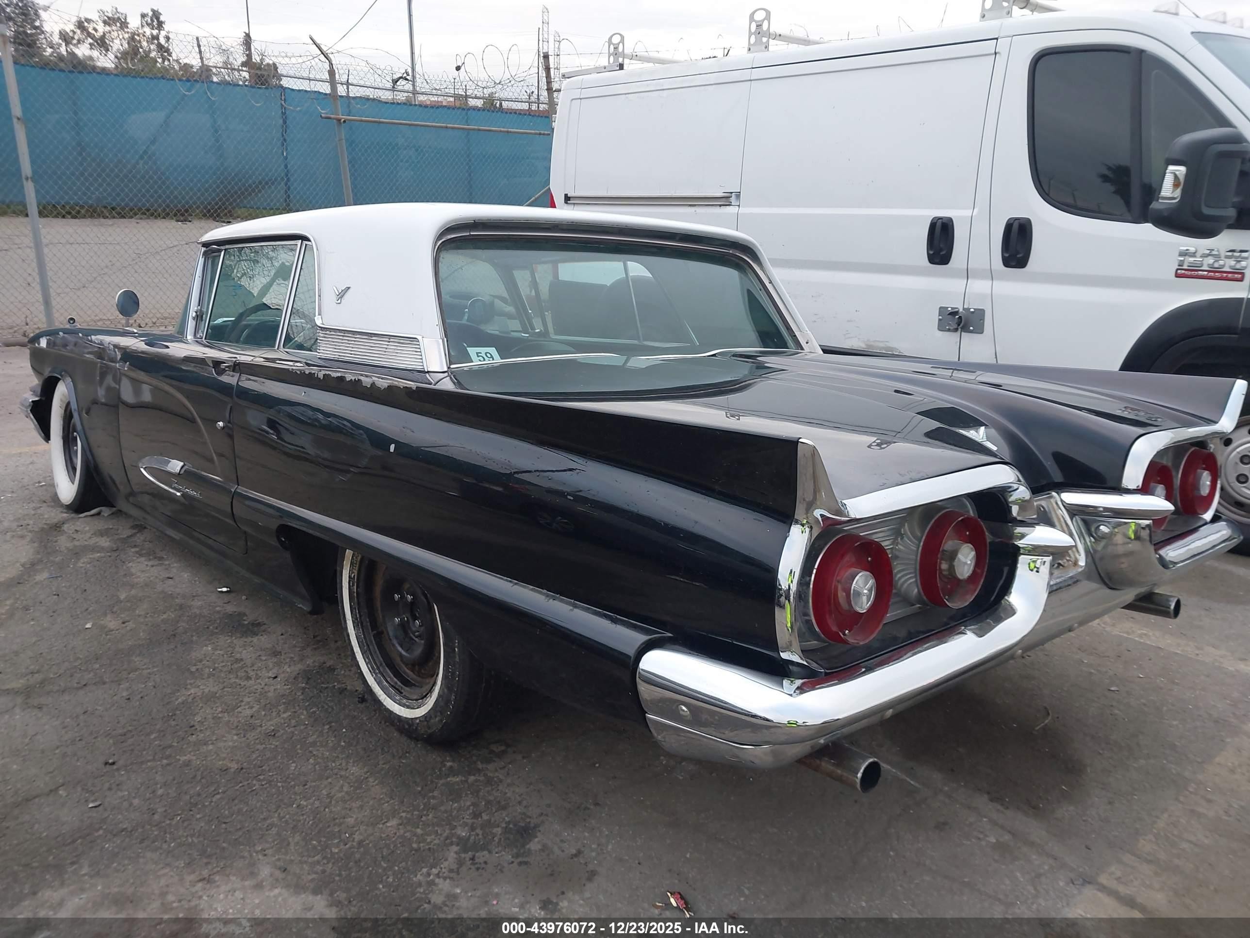 1959 Ford Thunderbird   Black vin: 0000000H9YH129560