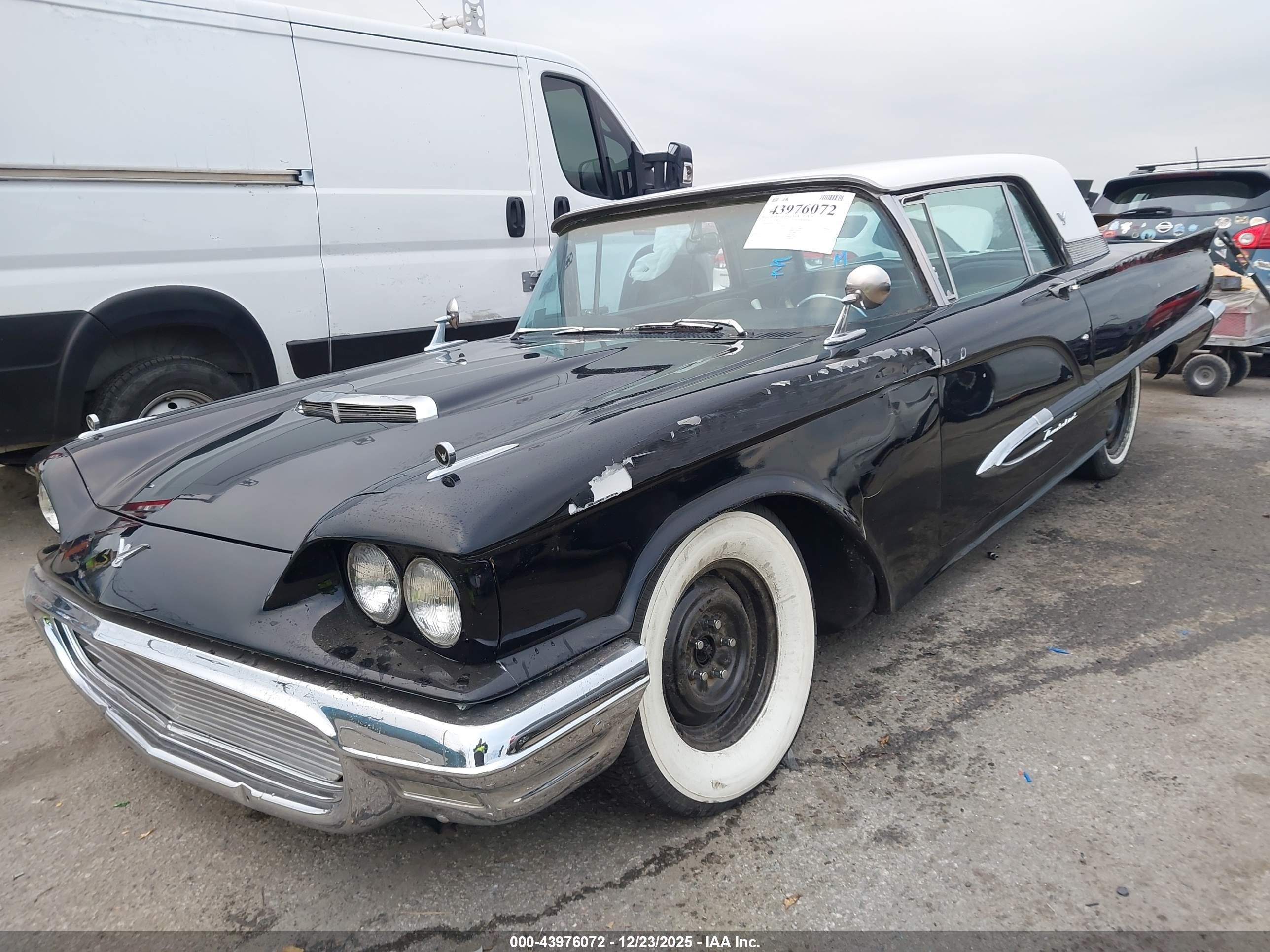 1959 Ford Thunderbird   Black vin: 0000000H9YH129560