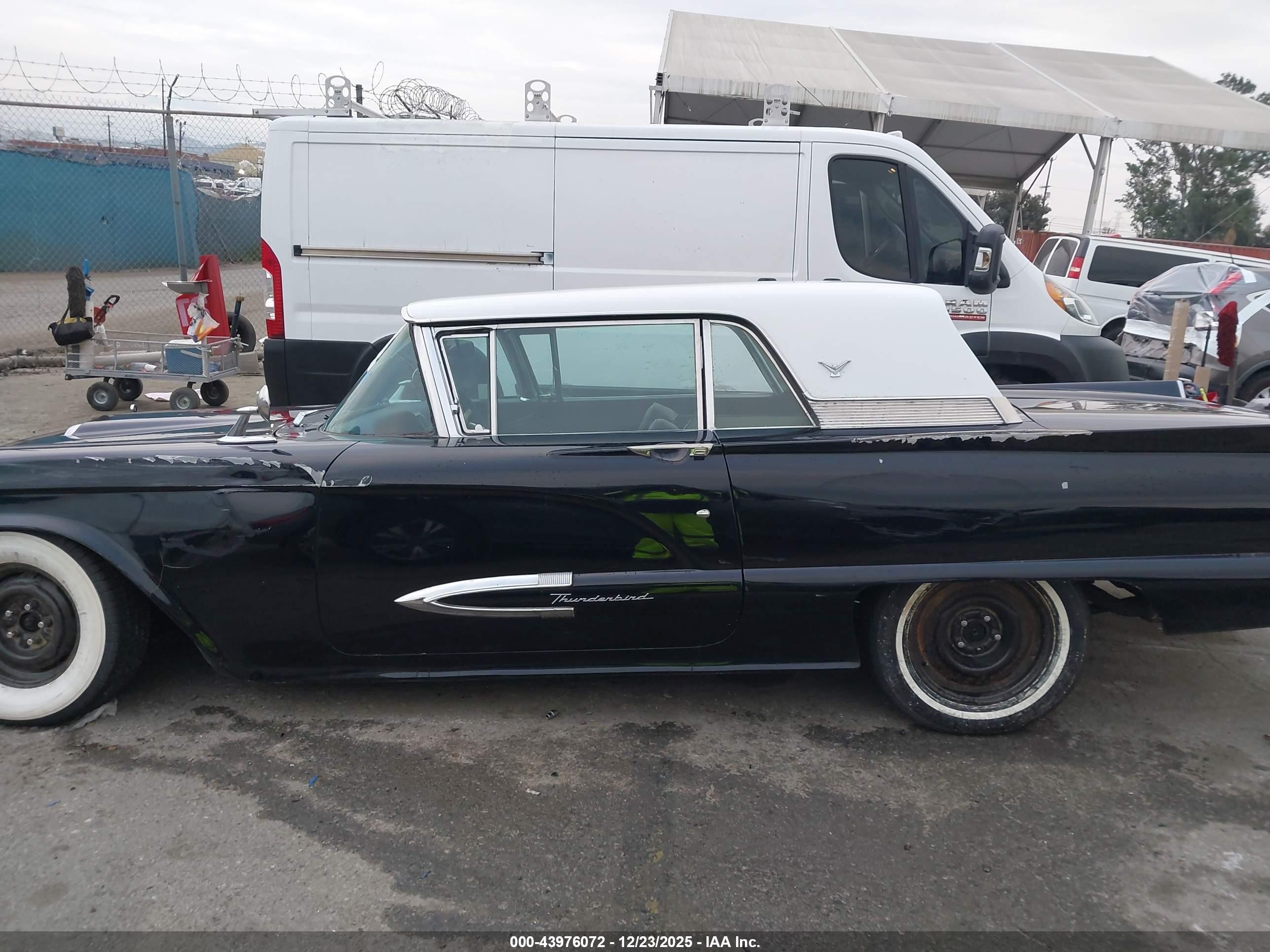 1959 Ford Thunderbird   Black vin: 0000000H9YH129560