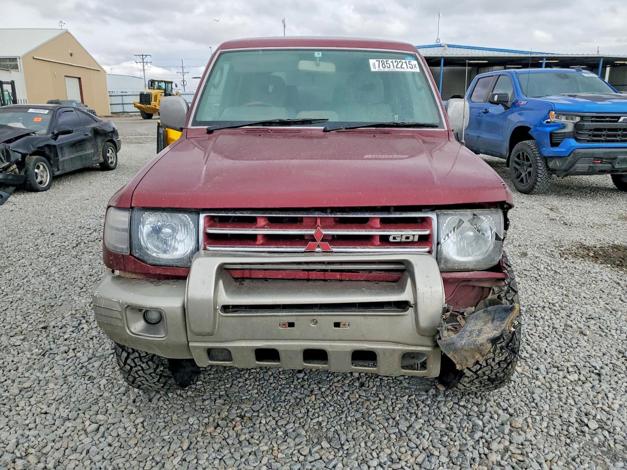 1997 Mitsubishi Montero Maroon vin: 0000000V454402164