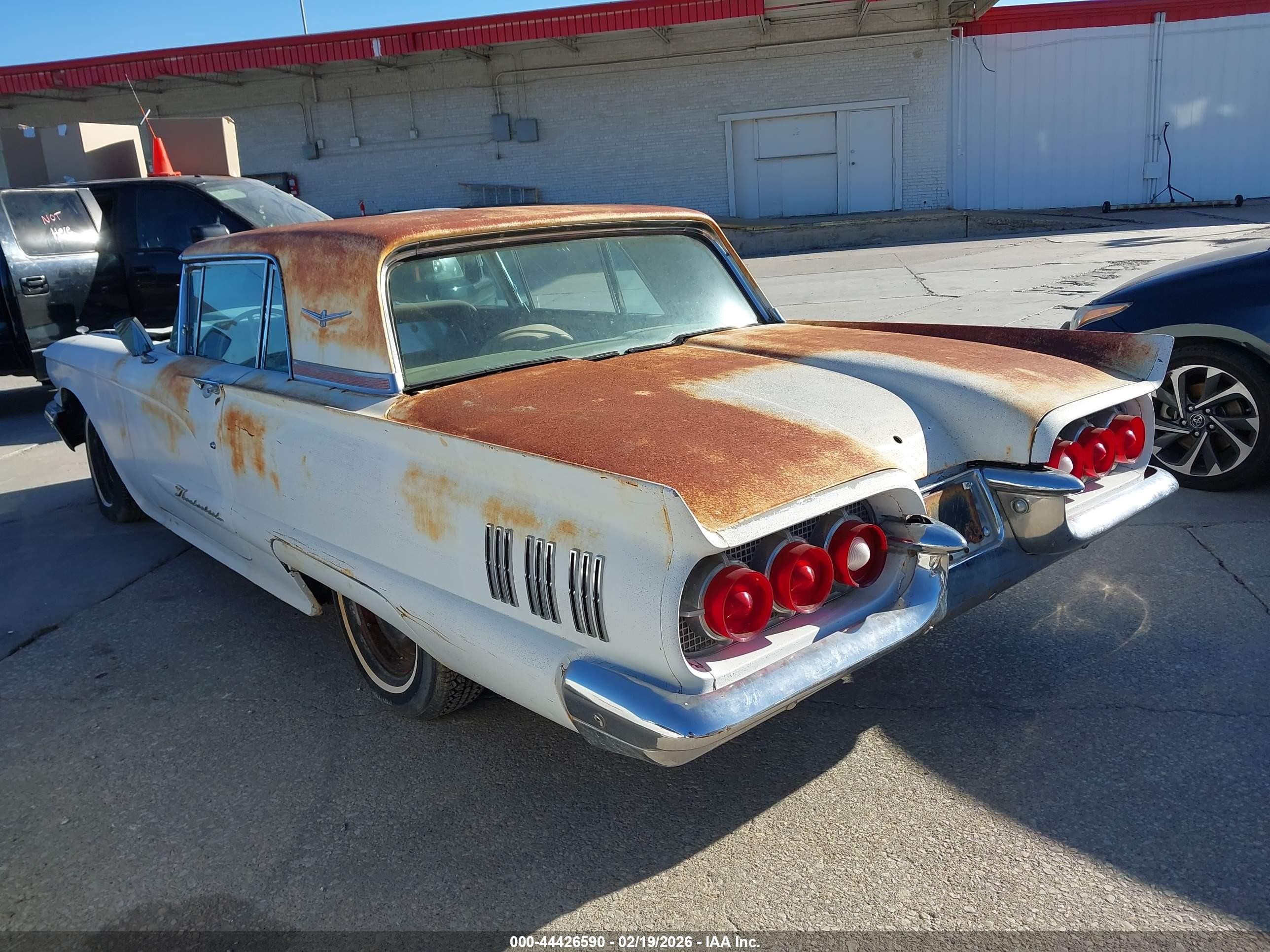 1960 Ford Thunderbird   White vin: 0000000Y71Y192808