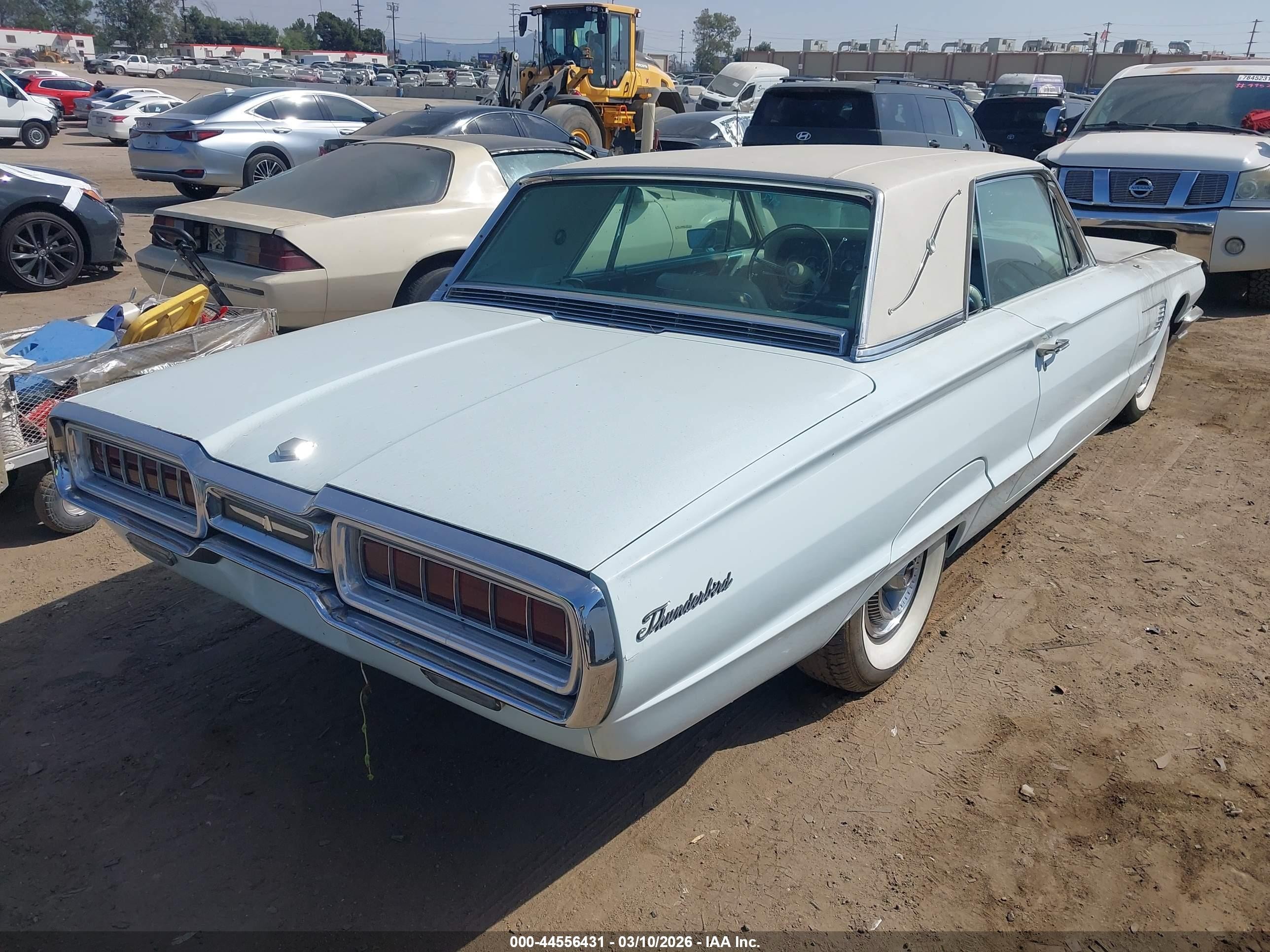 1970 Ford Thunderbird Light Blue vin: 5Y87Z136555