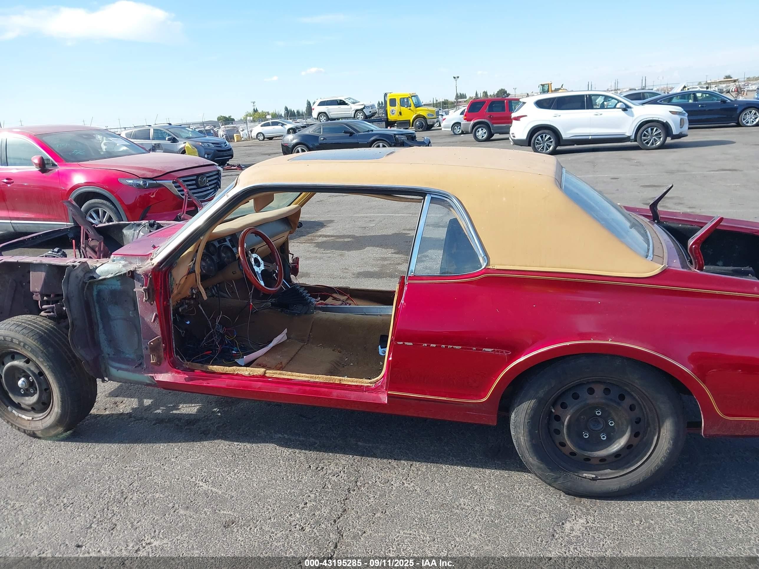1967 Mercury Cougar   Темно-бордовый vin: 7F91C629927      