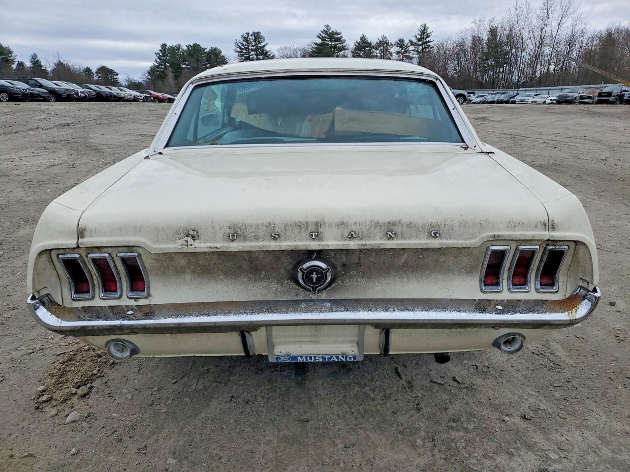 1967 Ford Mustang Beige vin: 0000007R01C113697