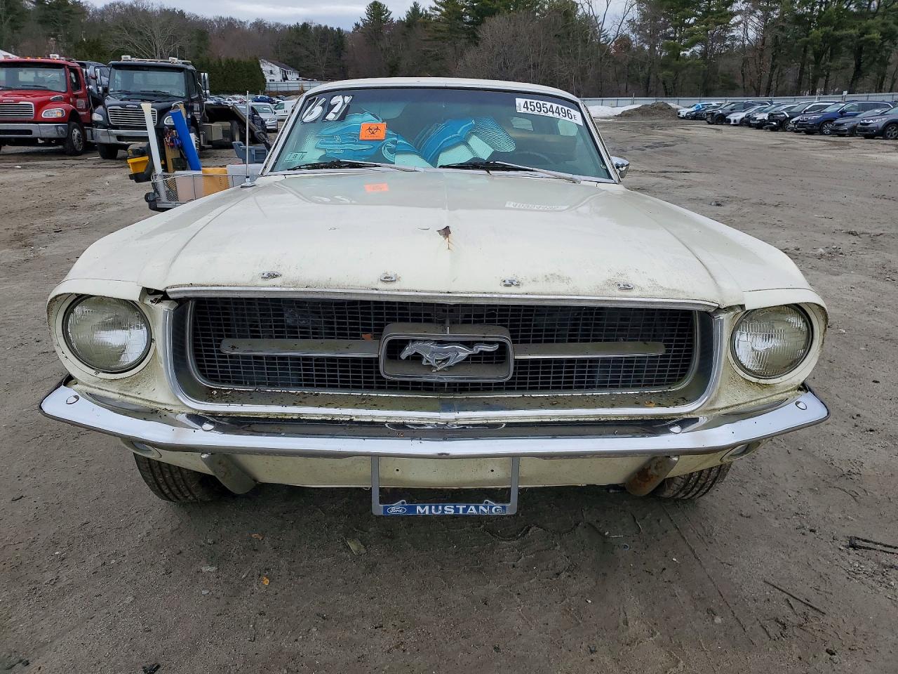 1967 Ford Mustang Beige vin: 0000007R01C113697