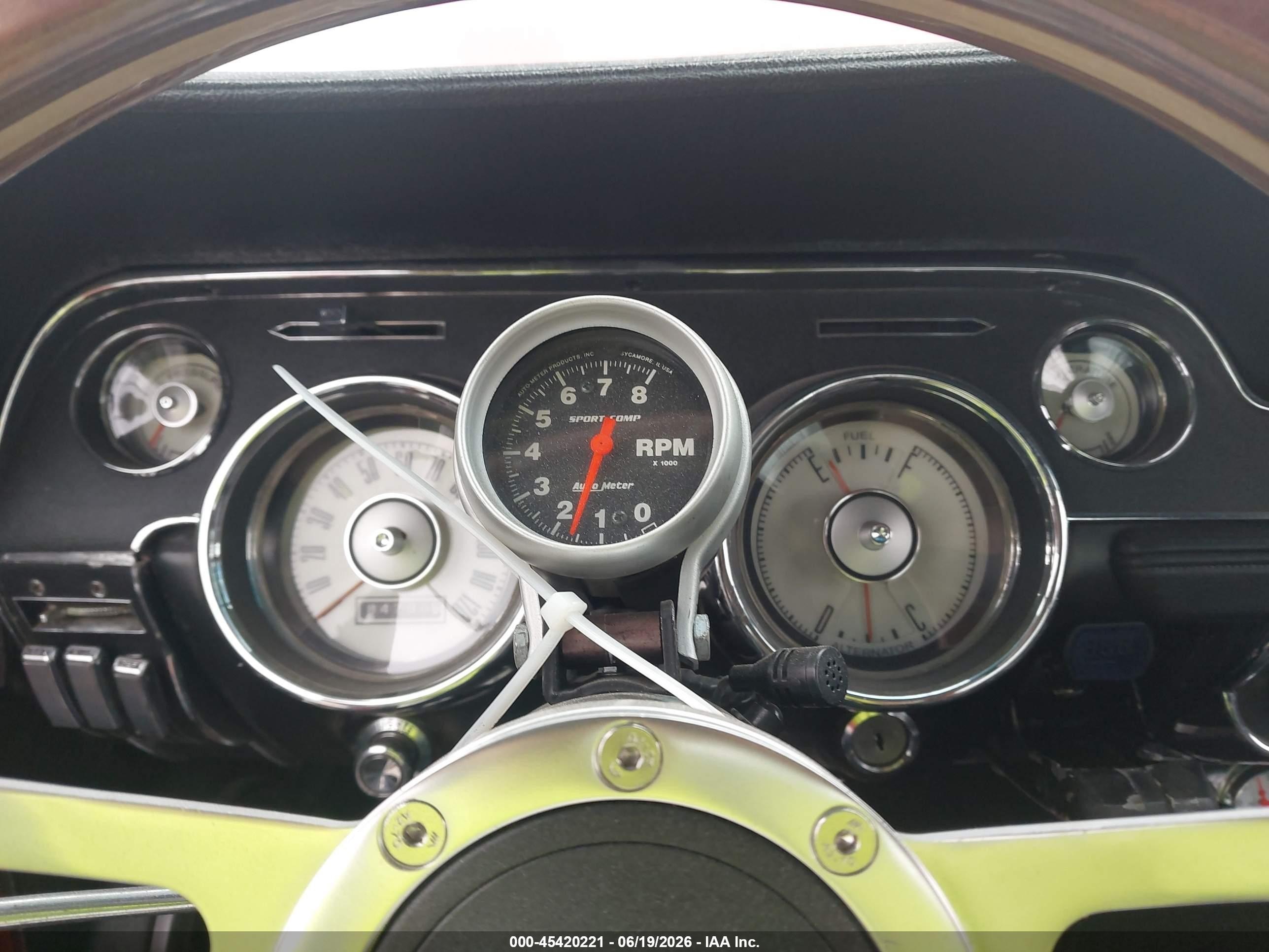 1968 Ford Mustang   Red vin: 0000008T02C107097