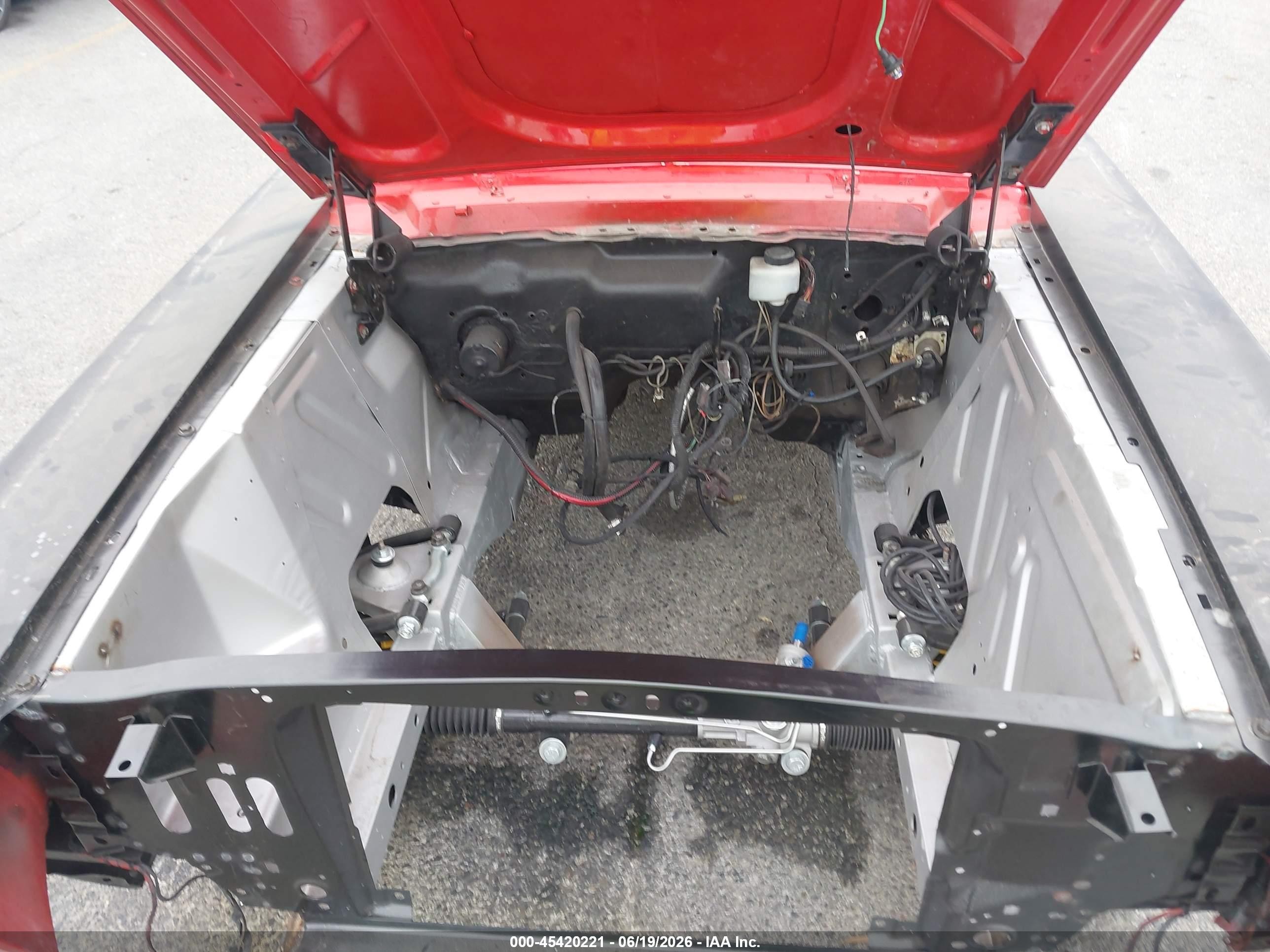 1968 Ford Mustang   Red vin: 0000008T02C107097