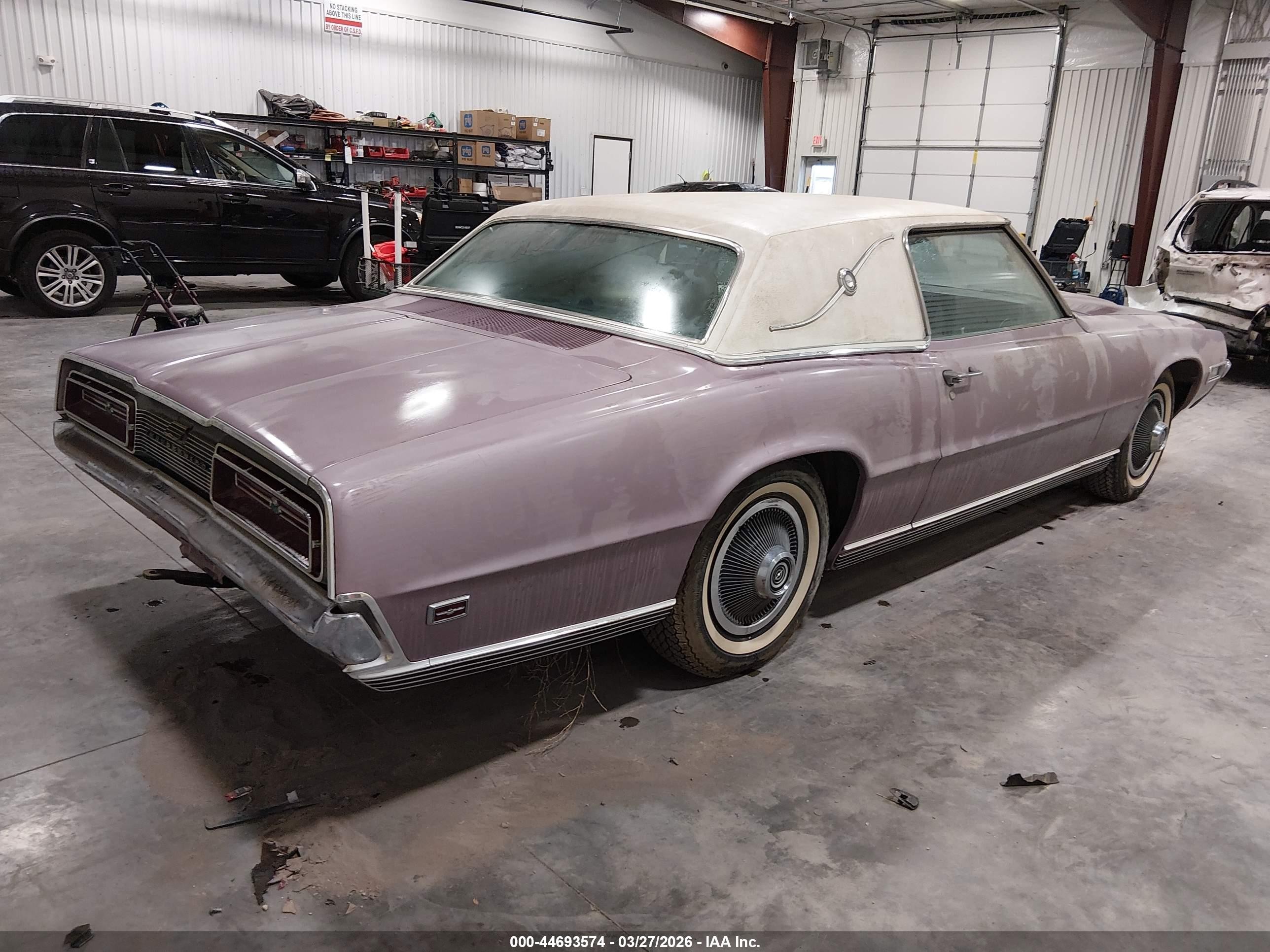 1969 Ford Thunderbird   Purple vin: 0000009J84N104152