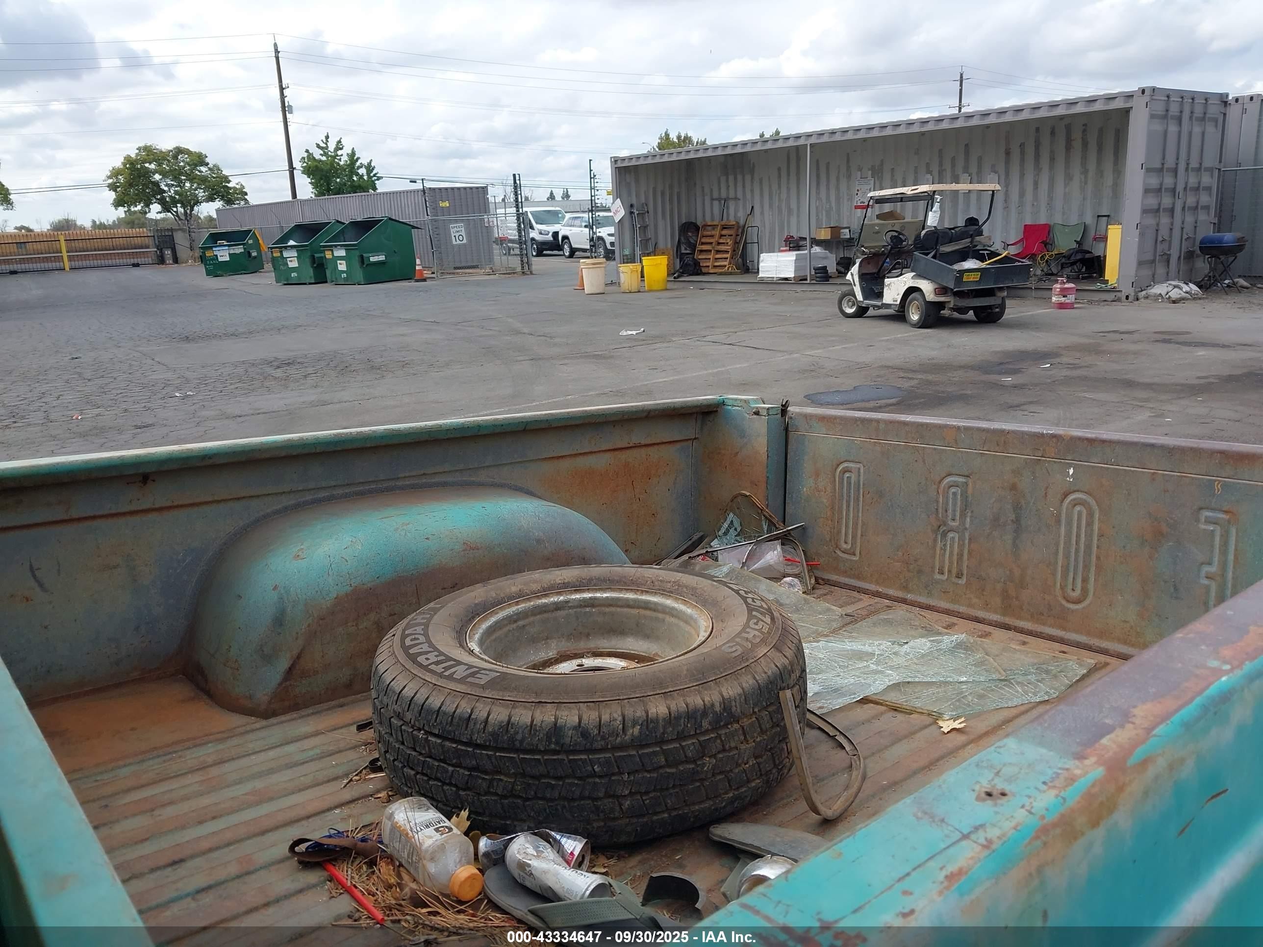 1960 Ford F100   Teal vin: 000000F10J0R33000