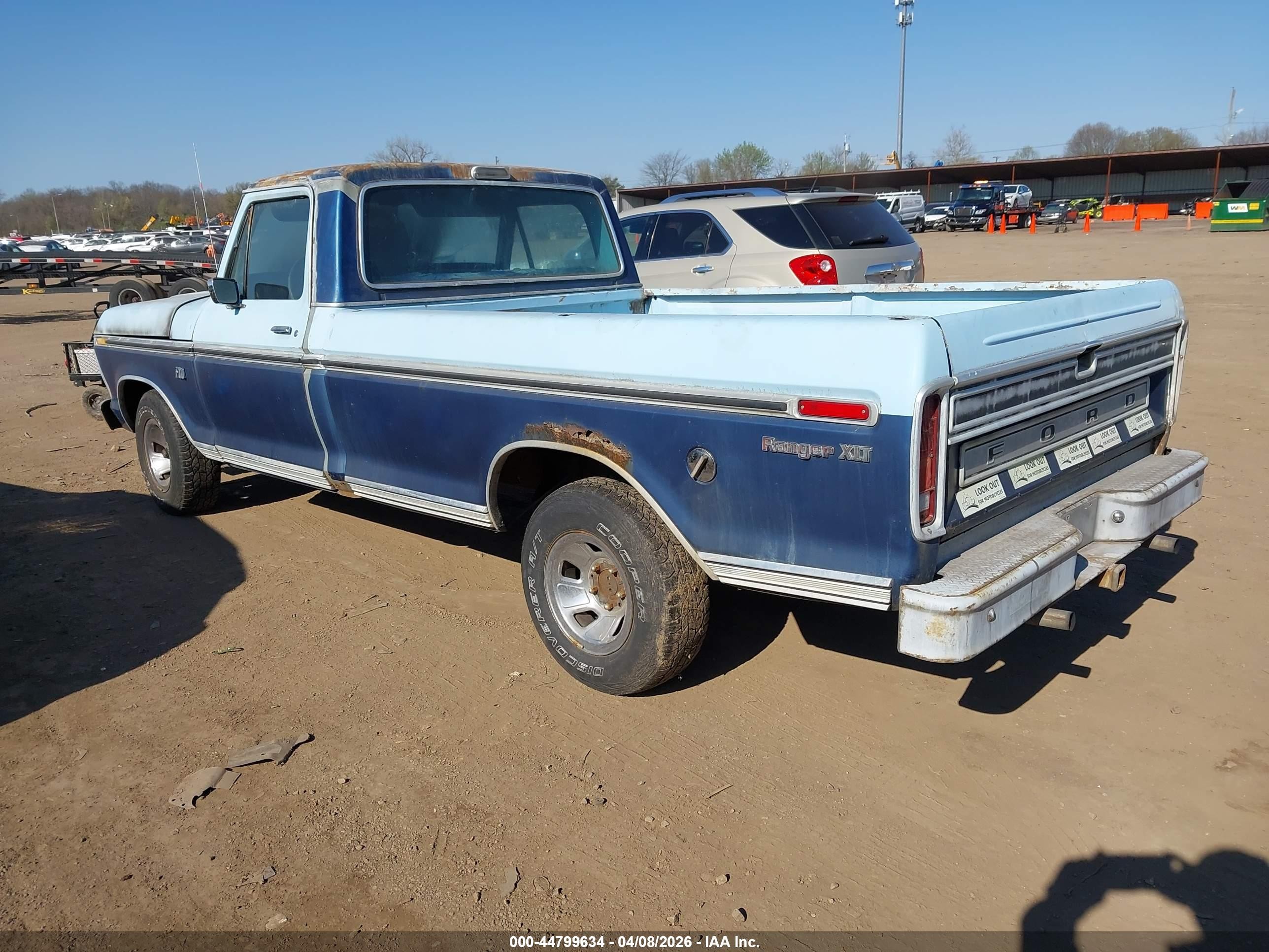1973 Ford F10   Blue vin: 000000F10YEQ62088