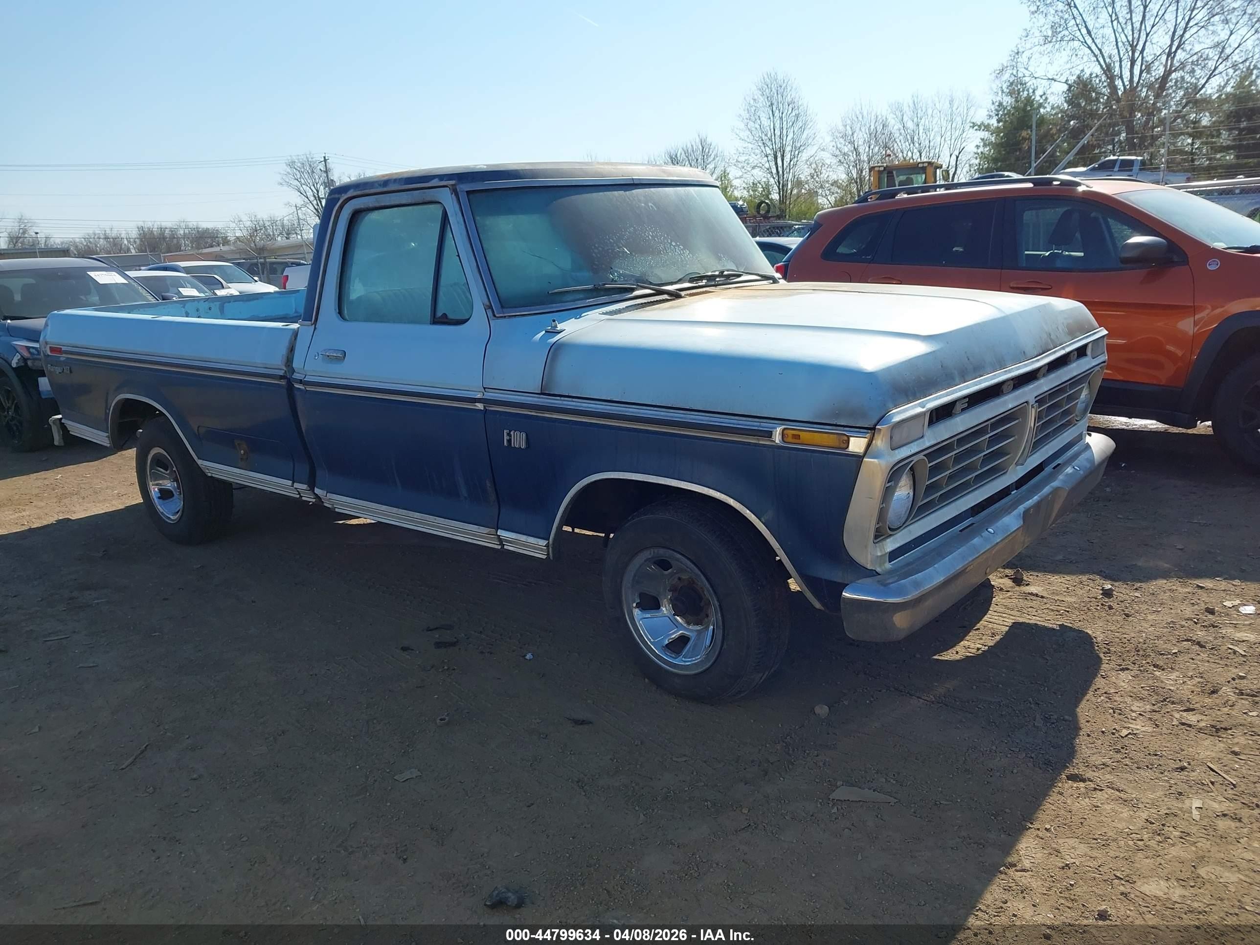 1973 Ford F10   Синий vin: 000000F10YEQ62088