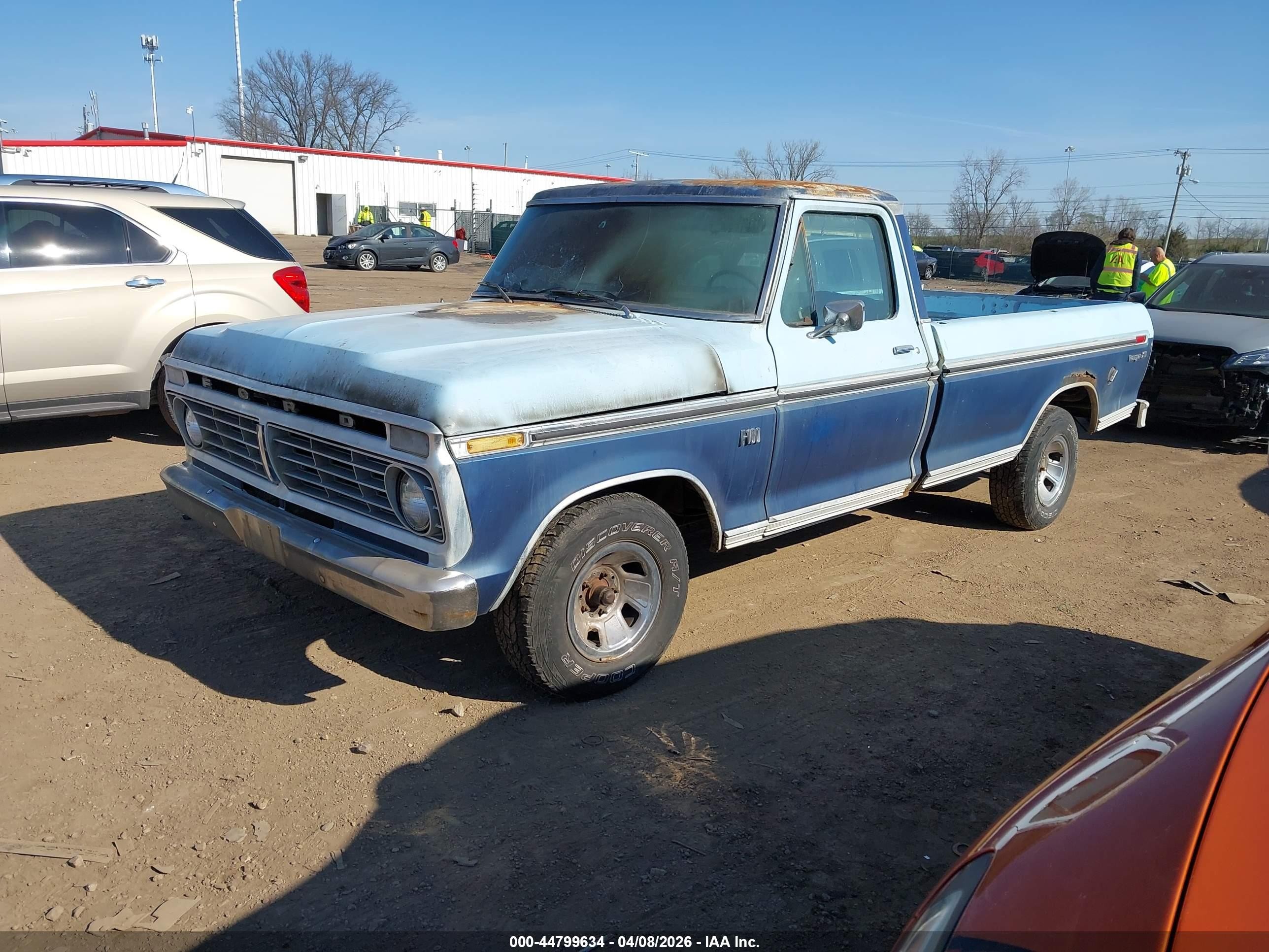 1973 Ford F10   Blue vin: 000000F10YEQ62088
