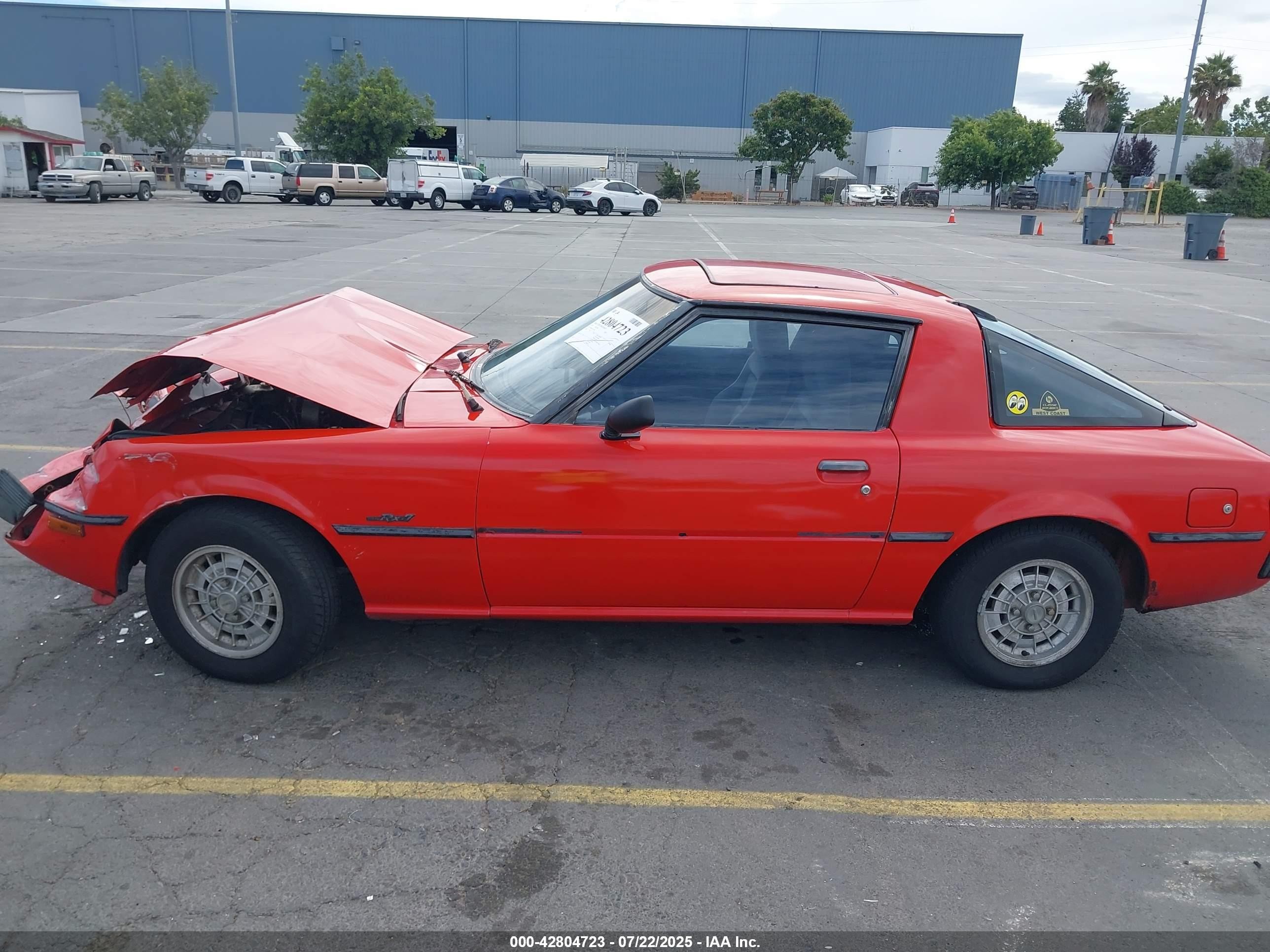 1979 Mazda Rx7   Red vin: 000000SA22C502501