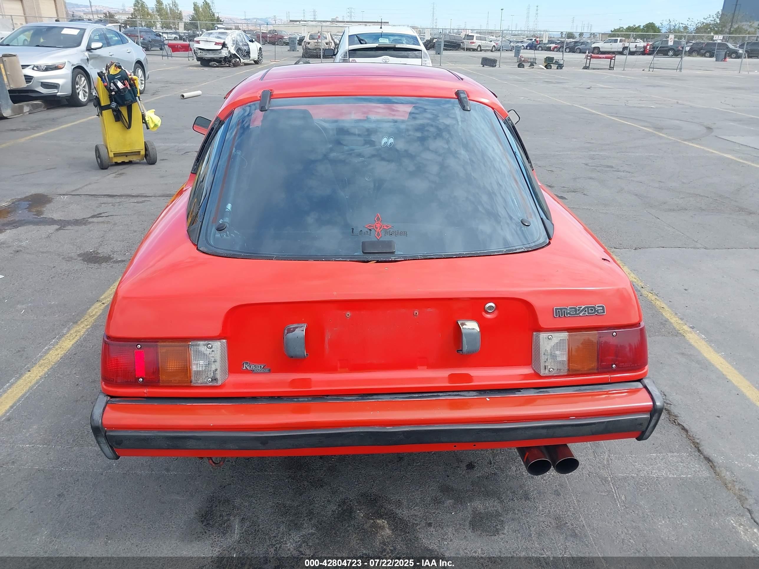 1979 Mazda Rx7   Red vin: 000000SA22C502501