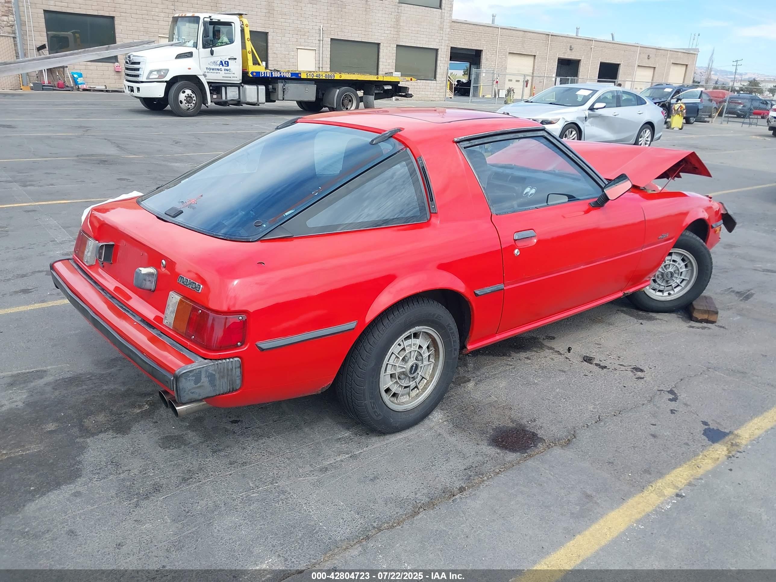 1979 Mazda Rx7   Red vin: 000000SA22C502501