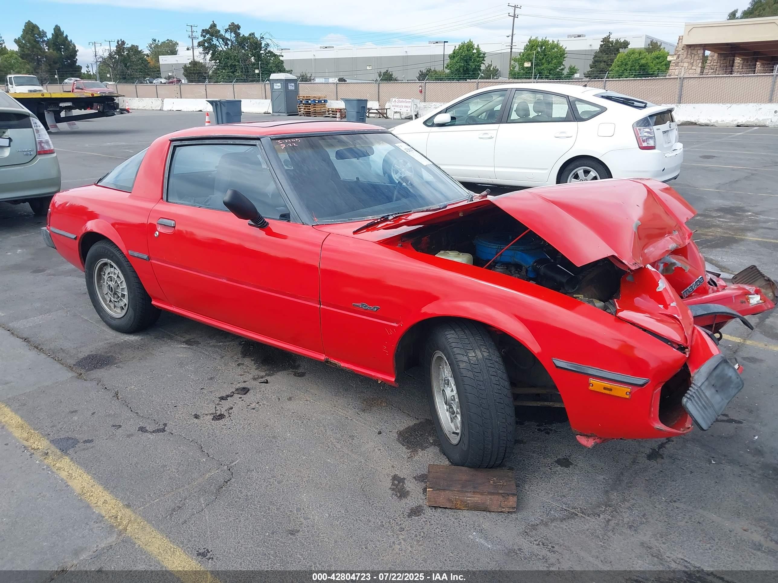 1979 Mazda Rx7   Red vin: 000000SA22C502501