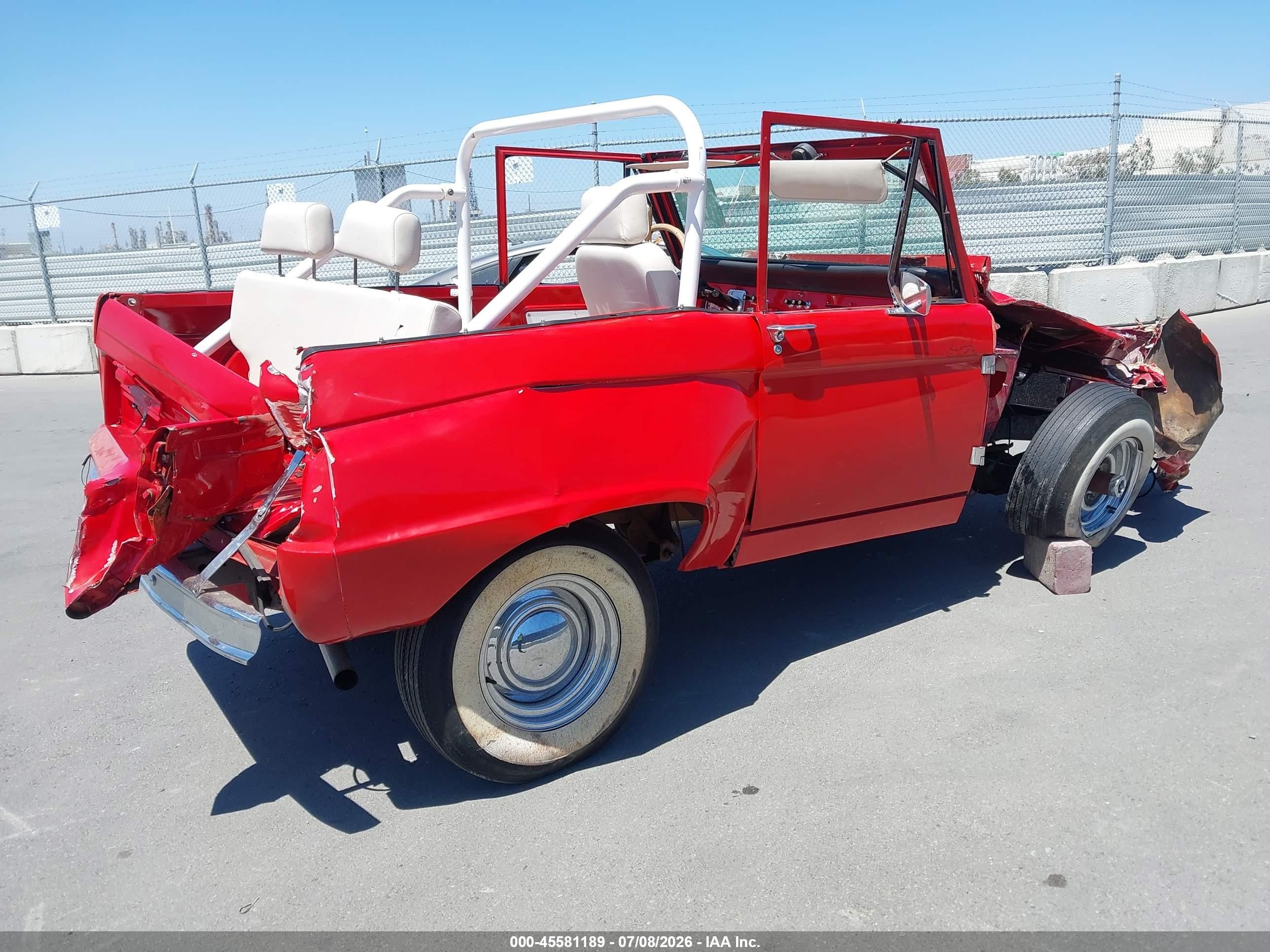 1967 Ford Bronco   Красный vin: 000000U15FLA15385