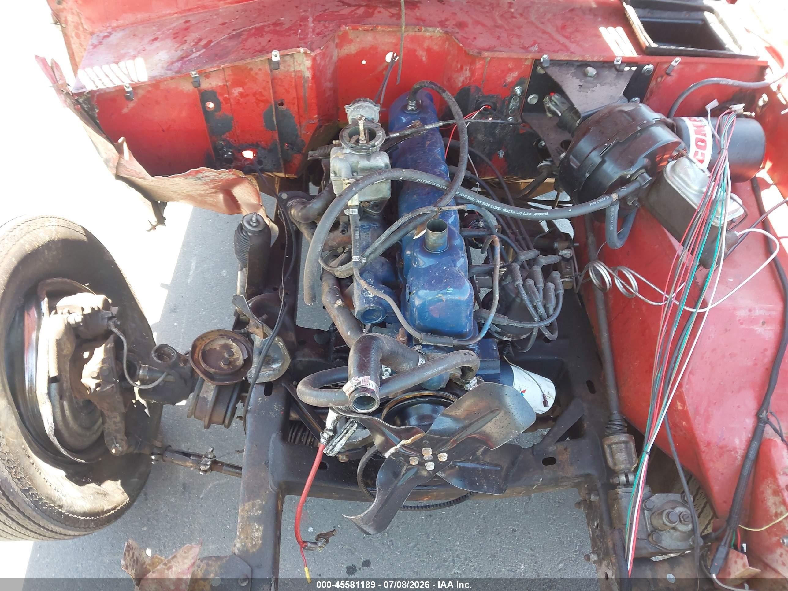 1967 Ford Bronco   Красный vin: 000000U15FLA15385