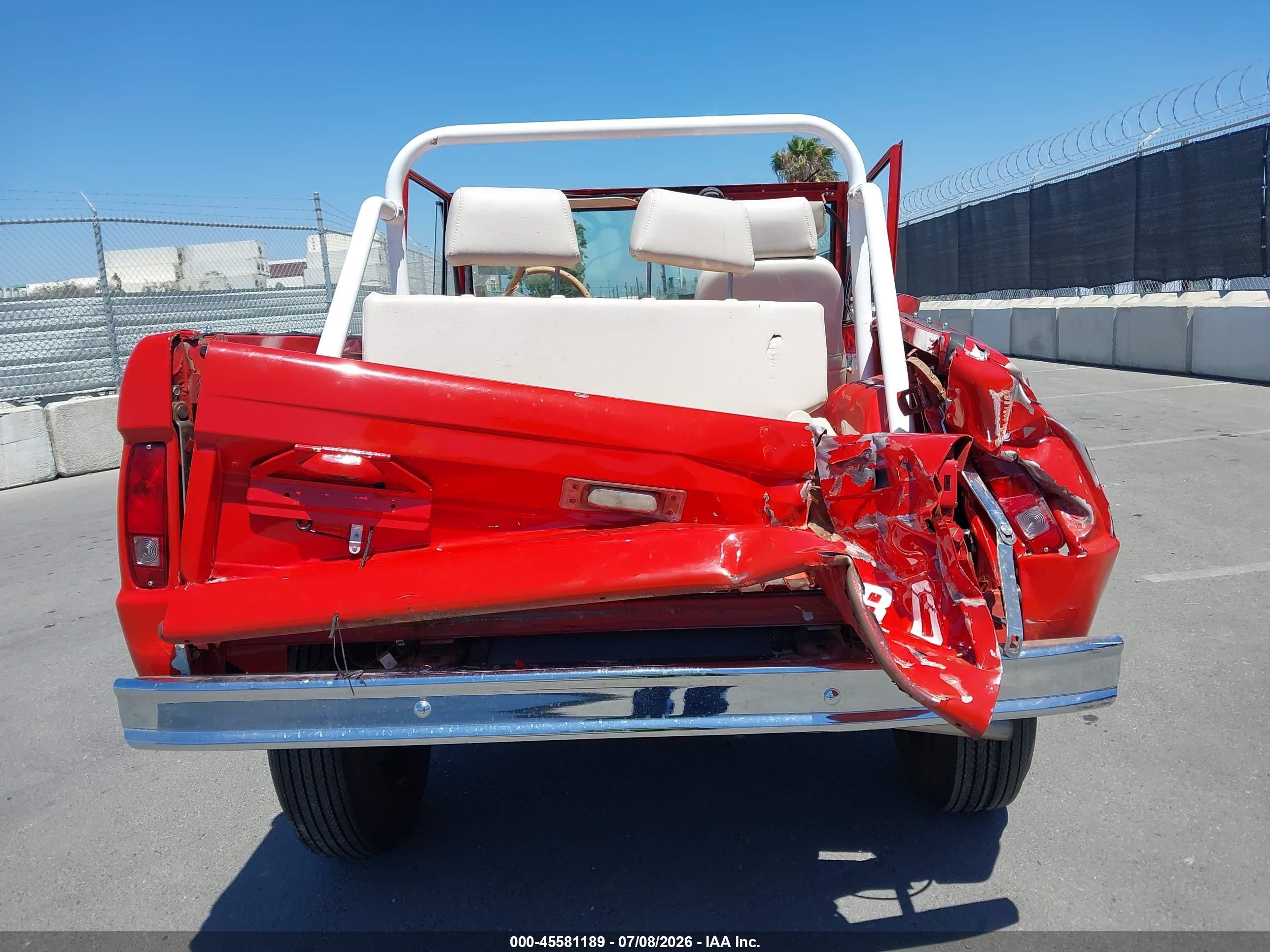 1967 Ford Bronco   Красный vin: 000000U15FLA15385