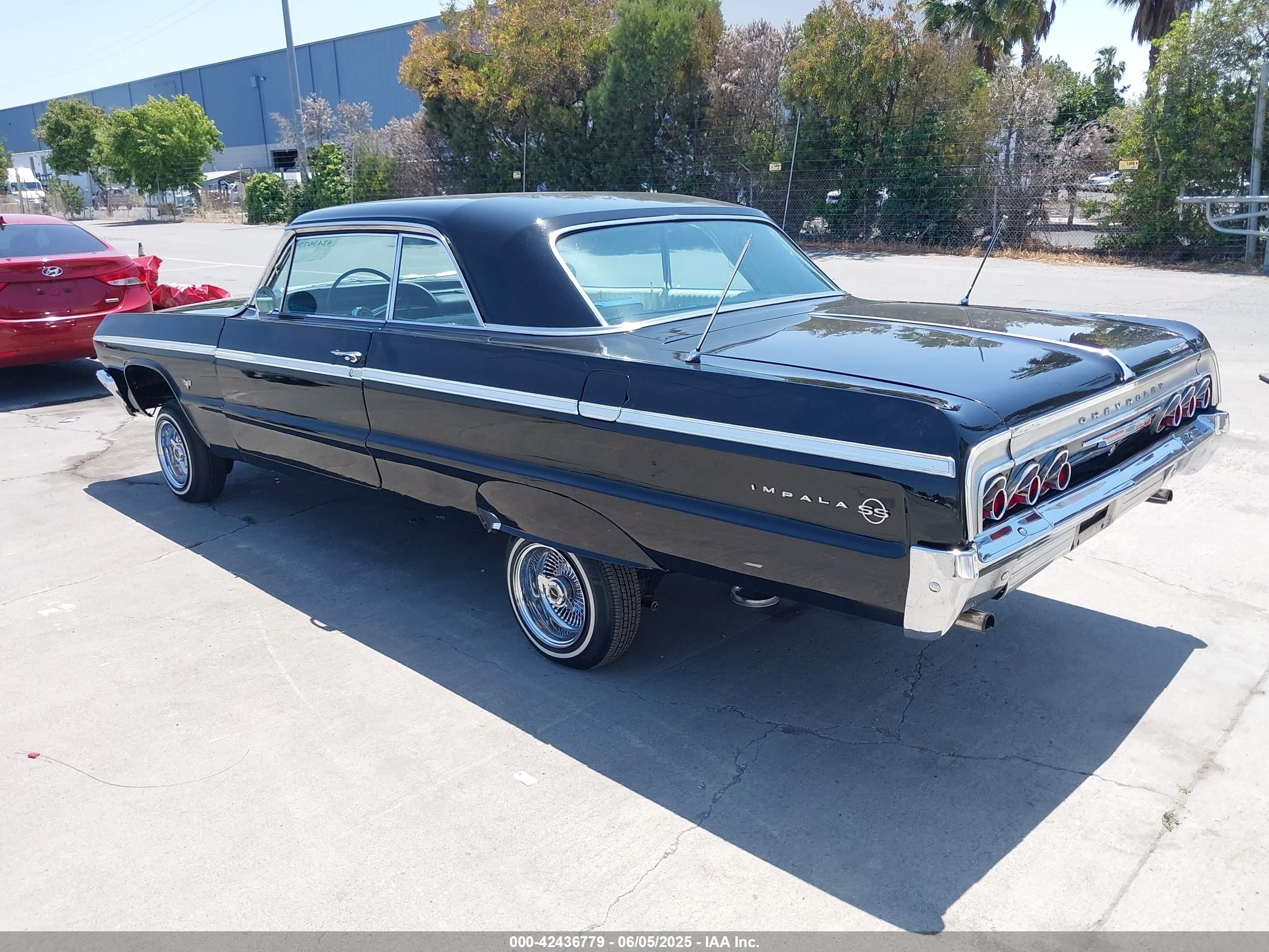 1964 Chevrolet Impala   Черный vin: 41447U113744     