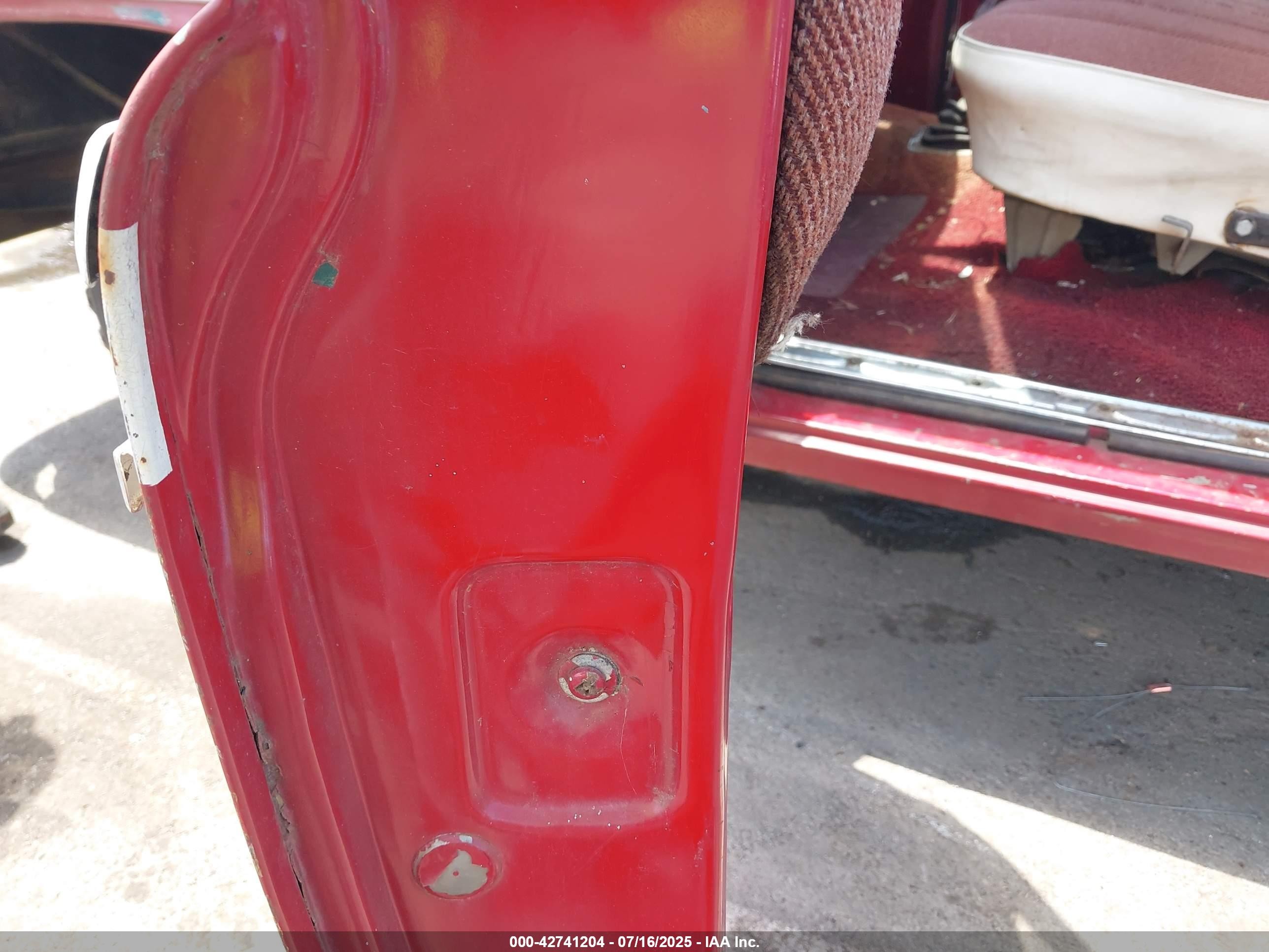 1966 Chev C10   Red vin: 00000C1546B123017