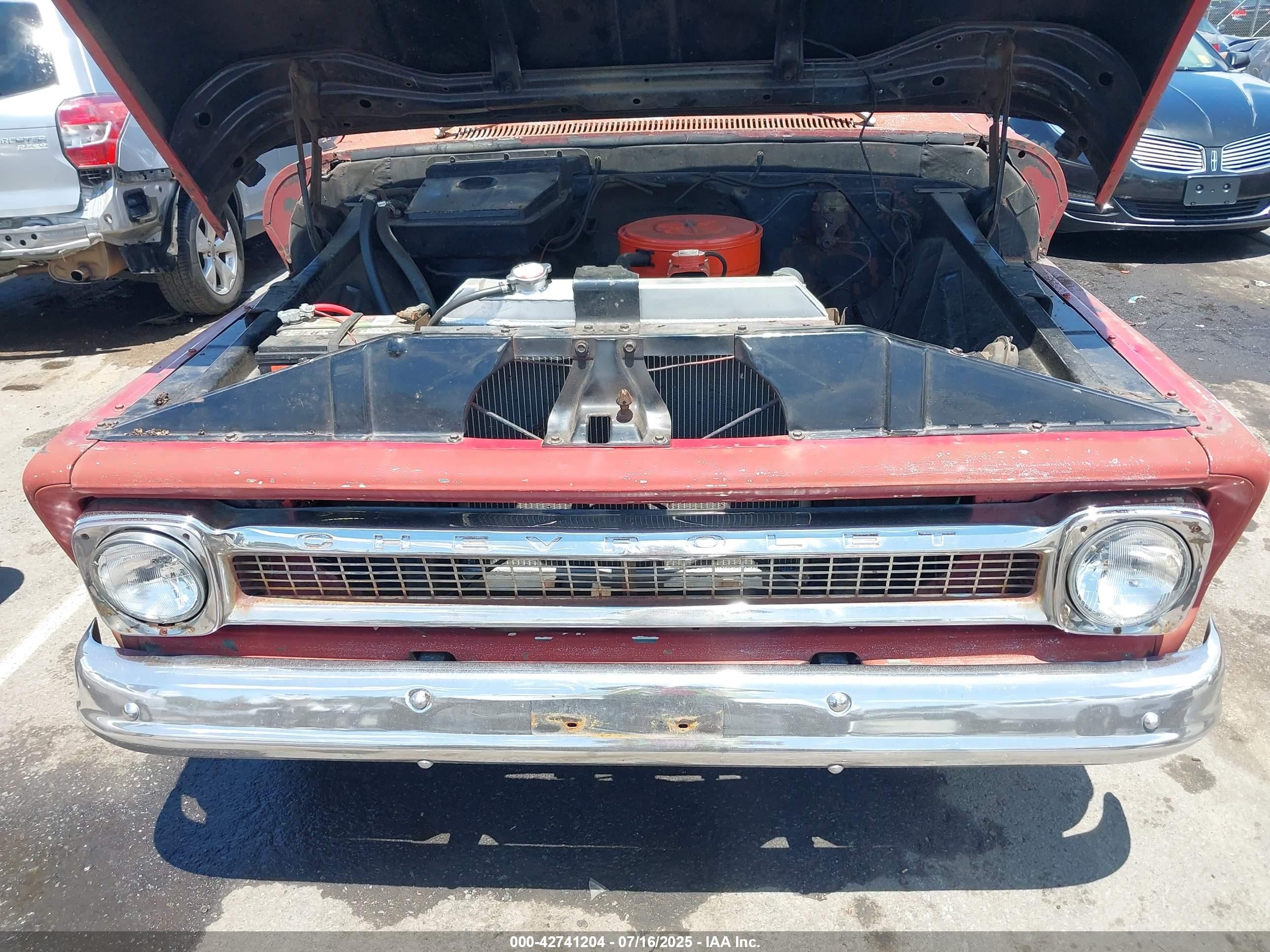 1966 Chev C10   Red vin: 00000C1546B123017
