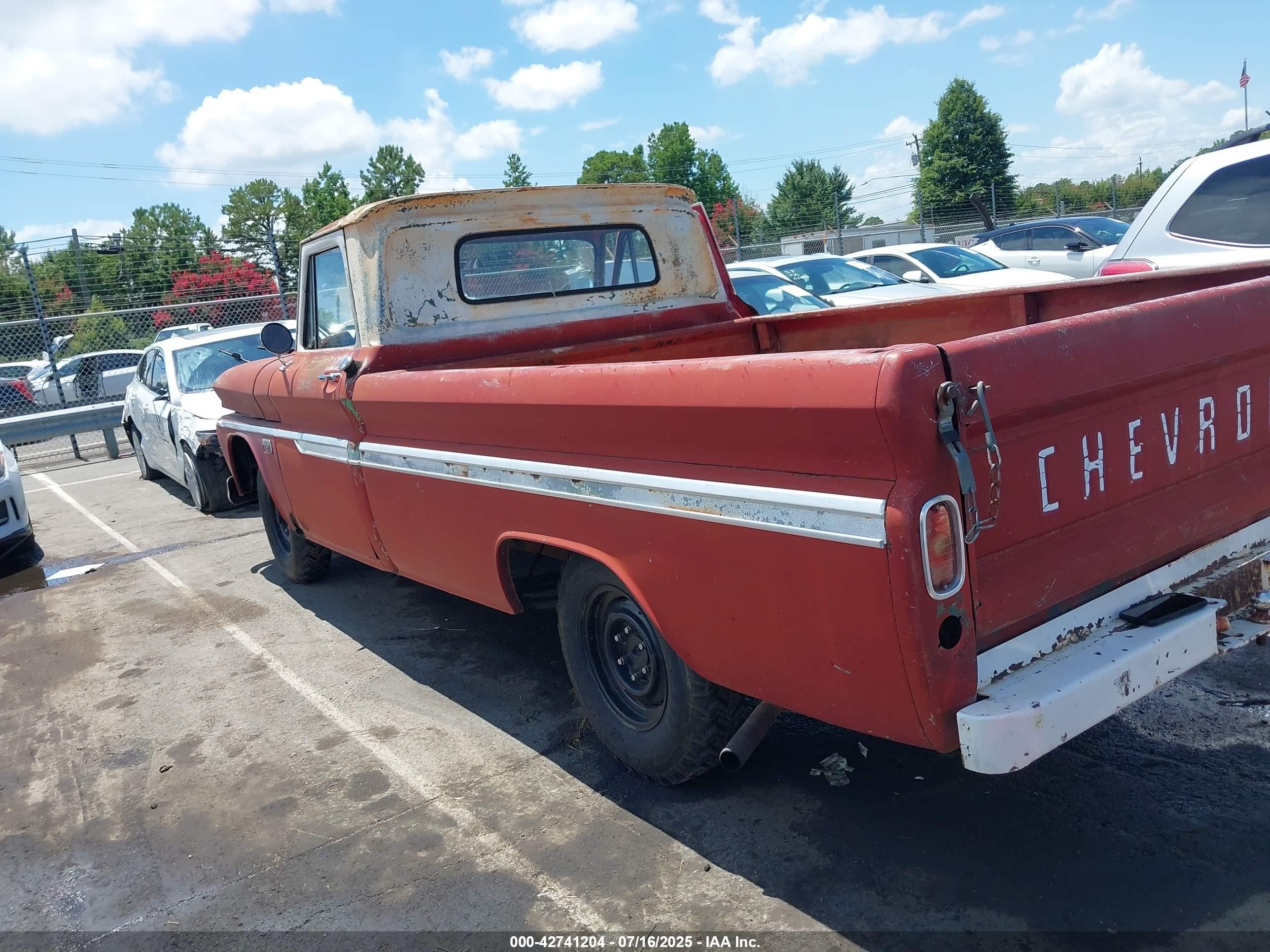 1966 Chev C10   Red vin: 00000C1546B123017