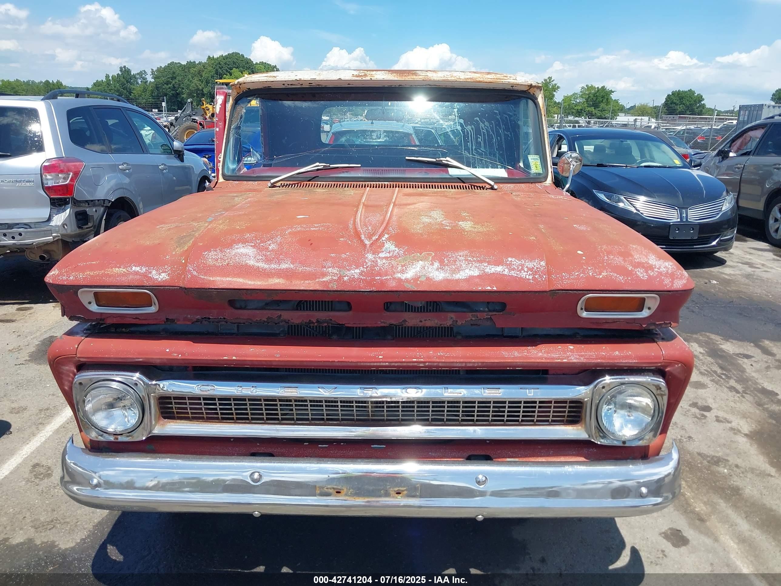 1966 Chev C10   Red vin: 00000C1546B123017
