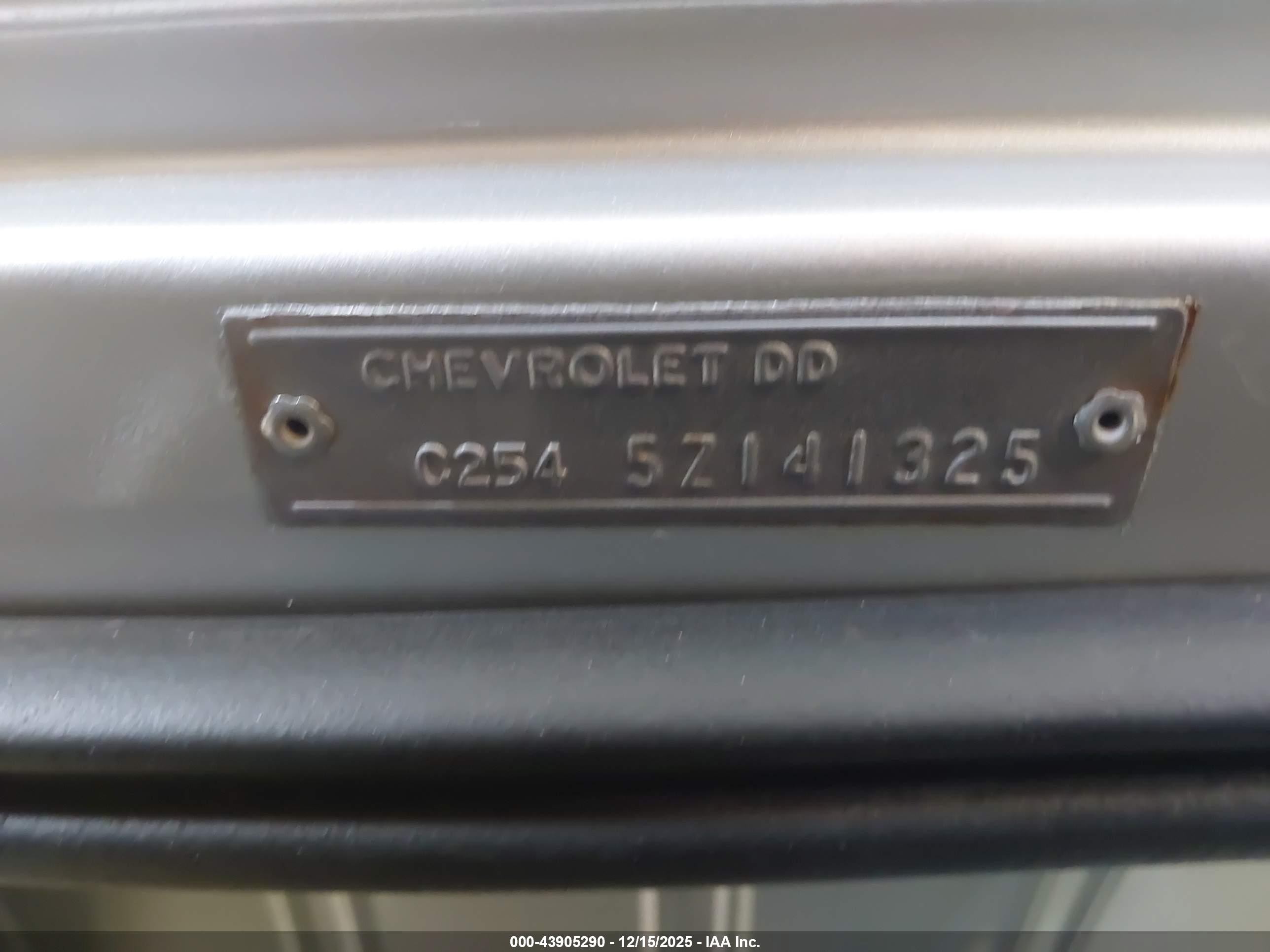 1965 Chev C10   Серебряный vin: 00000C2545Z141325