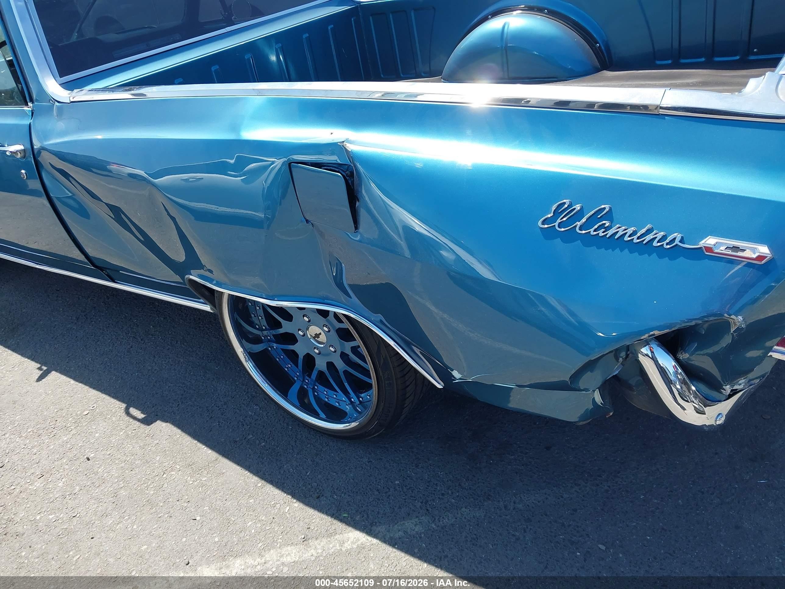 1965 Chevrolet El Camino   Blue vin: 0000136805Z145847